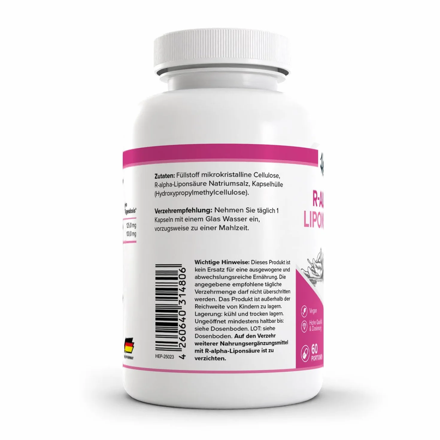 HEALTH+ R-ALA 60 capsule acido R-alfa lipoico