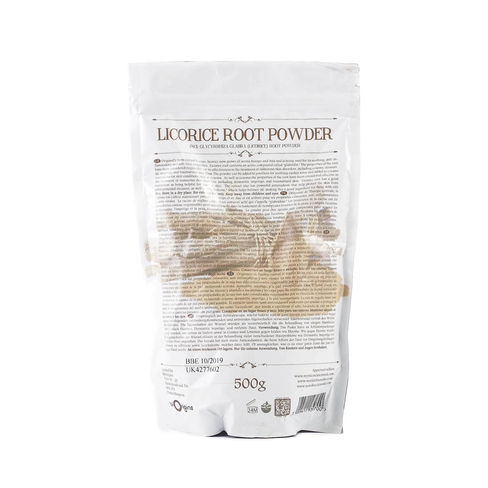 Radice di liquirizia in polvere 500g