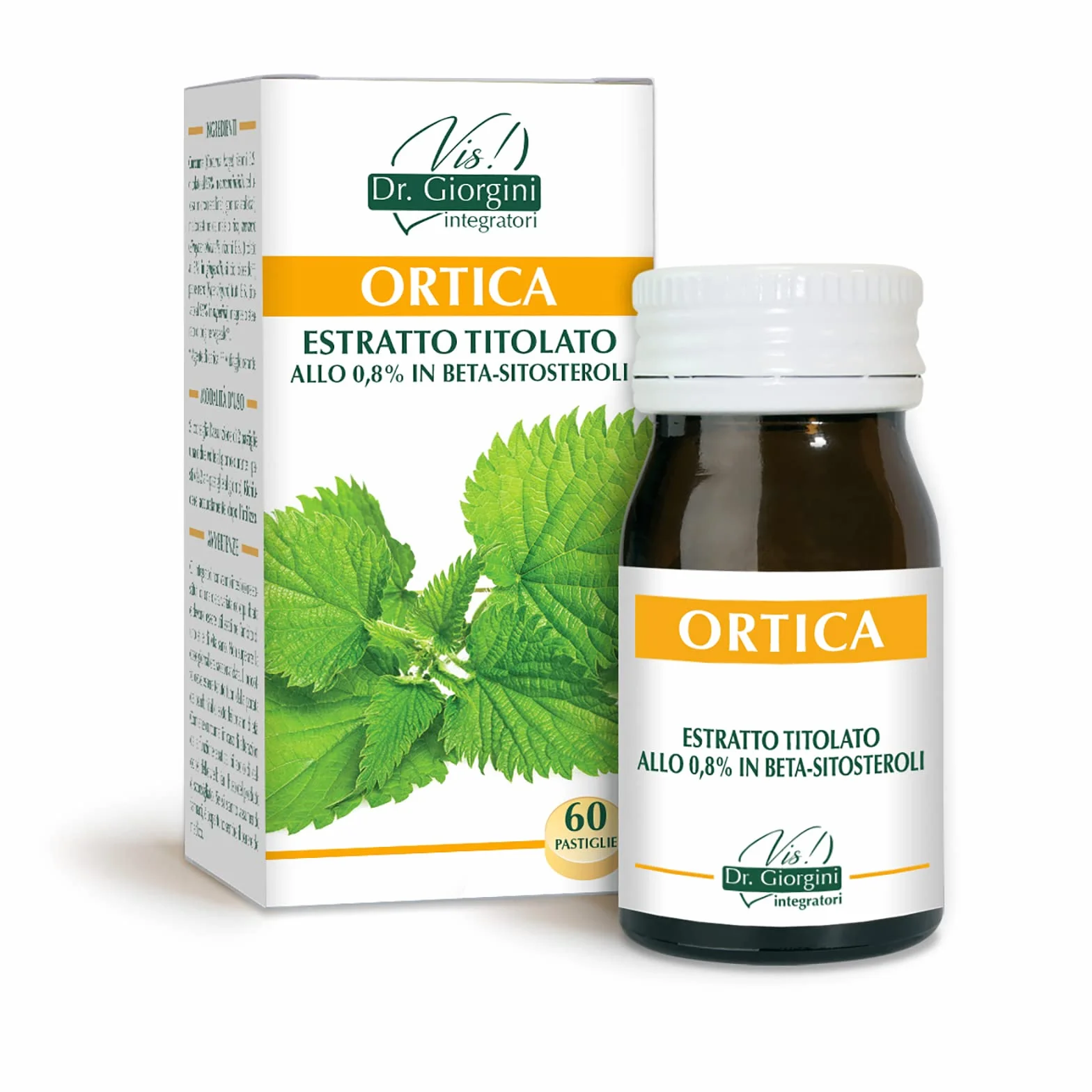 Dr Giorgini ORTICA Estratto Titolato 0,8% Beta-Sitosteroli Pastiglie 30 g