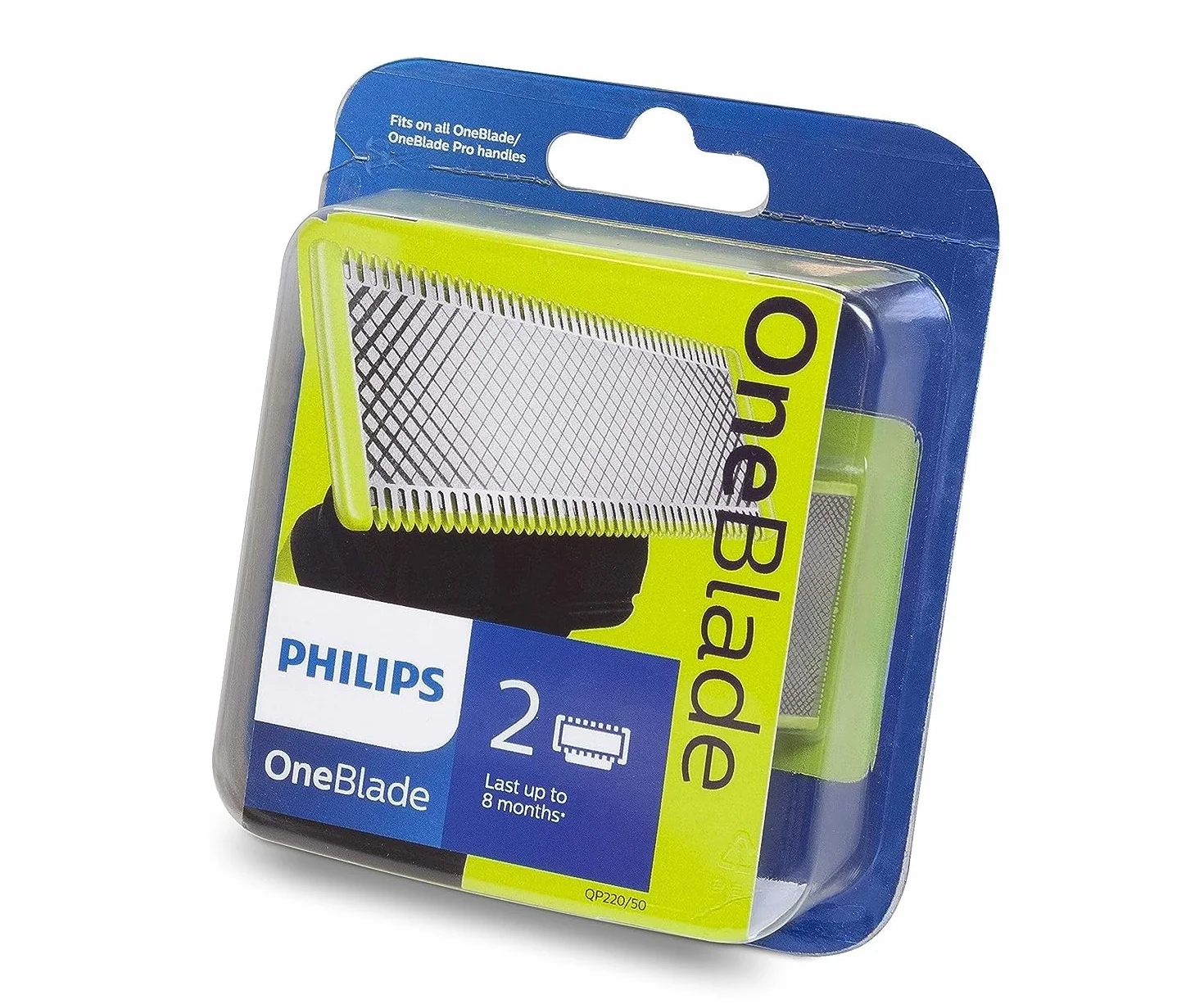 Philips OneBlade Lama di Ricambio - Confezione da 2 Pezzi