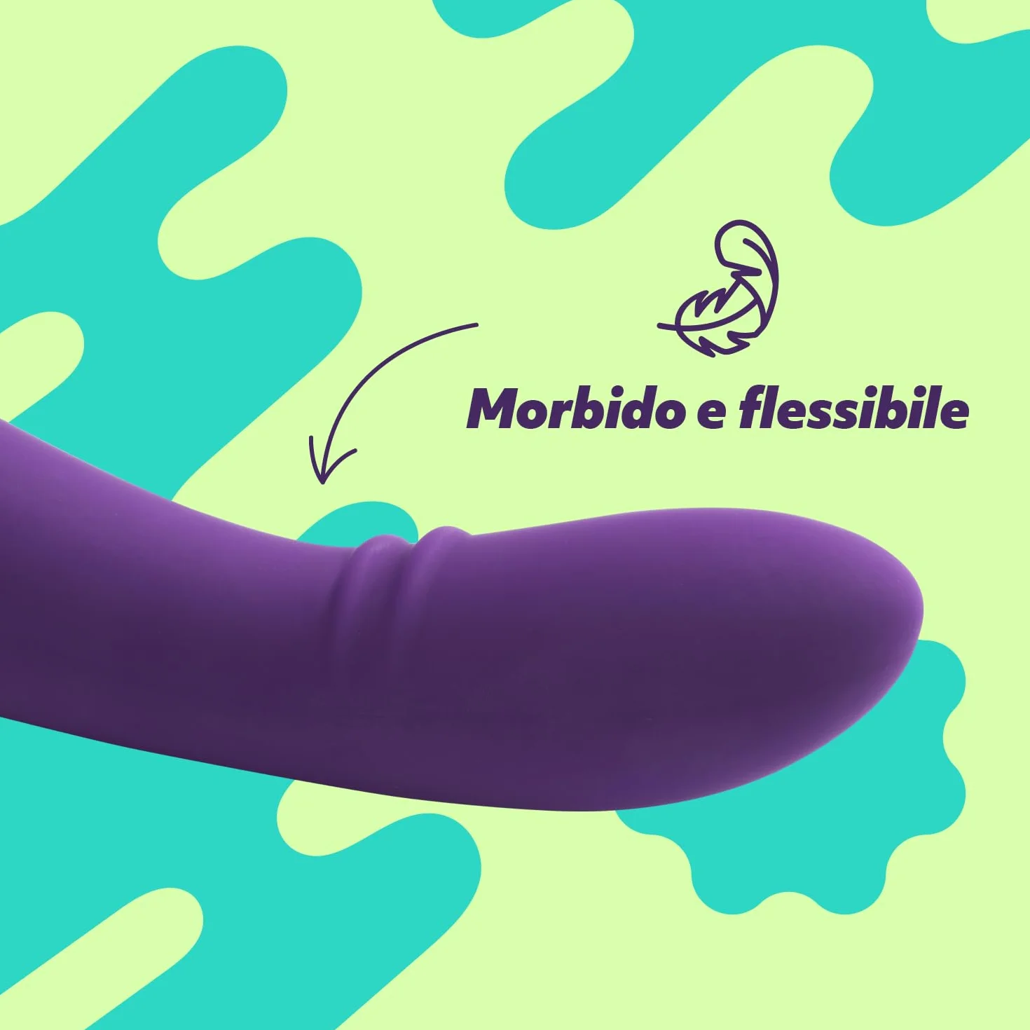 AMORELIE Joy - Vibratore a punto G Bloom | Impermeabile Ricaricabile