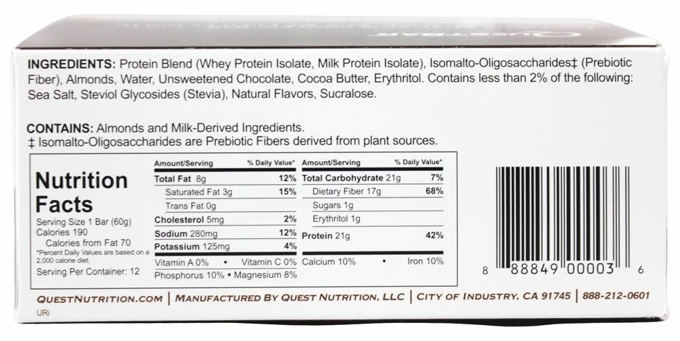 Quest Nutrition Quest Bar Protein 12 x 60 g