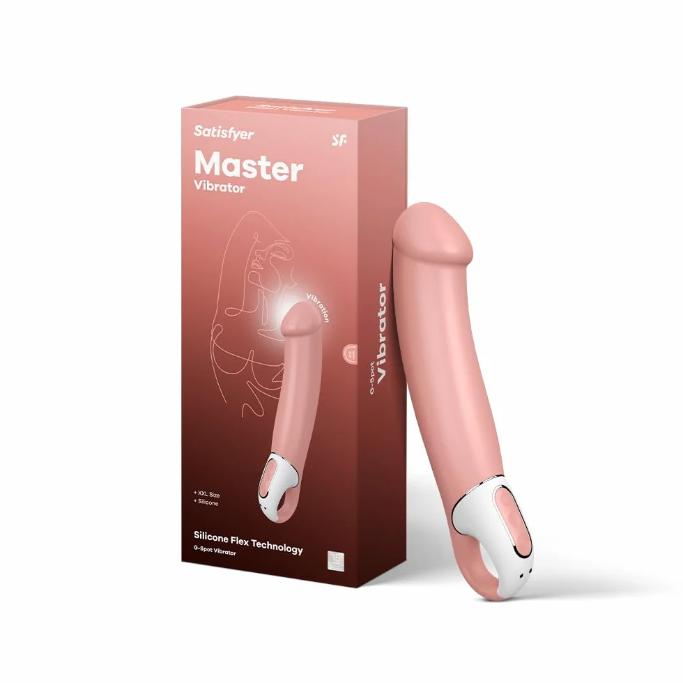 Vibratore Satisfyer G-Spot Vibes-Master | Dildo e vibratore per lei | Stimolazione clitoridea potente e silenziosa | Toy estremamente erotico | Stimolatore personale | Impermeabile (IPX7)