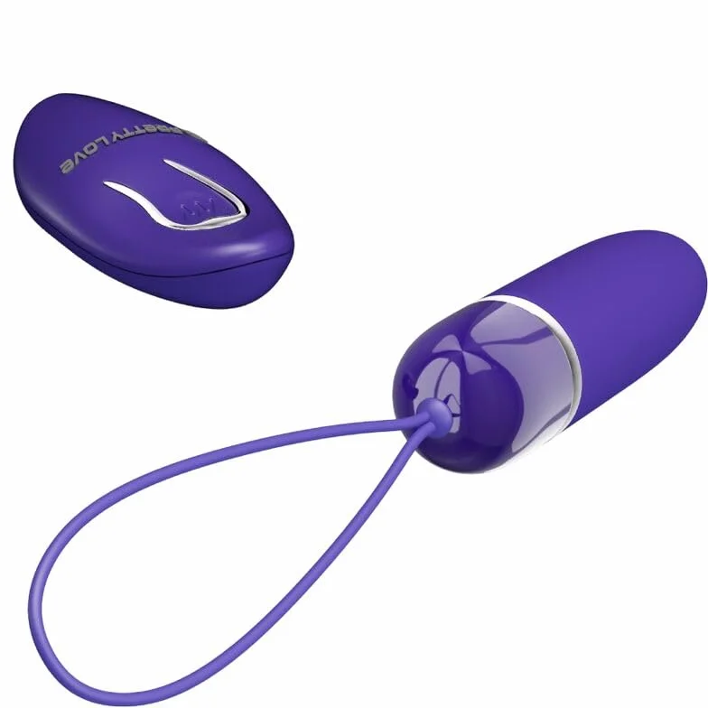 Pretty Love Darlene-Youth Vibratore a forma di uovo con telecomando Viola Ø 2,8 x 8,5 cm