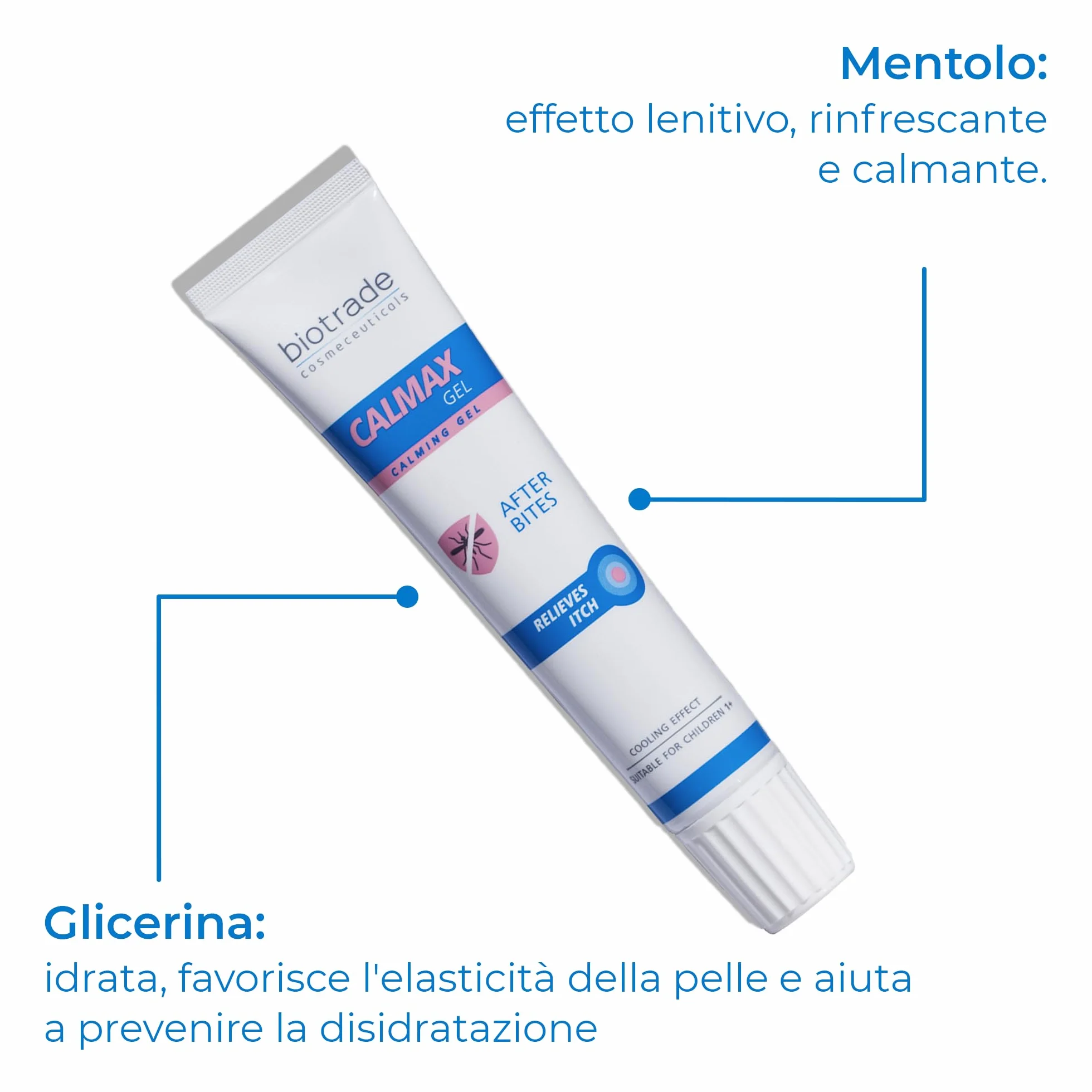 Calmax Gel Lenitivo Dopo Punture di Insetti e Piante – Sollievo Immediato da Prurito e Irritazioni