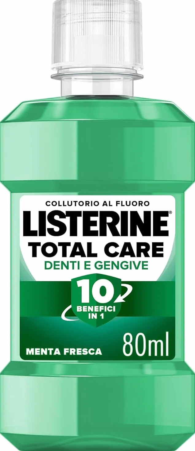 LISTERINE Total Care Collutorio Denti e Gengive Menta Fresca 80 ml