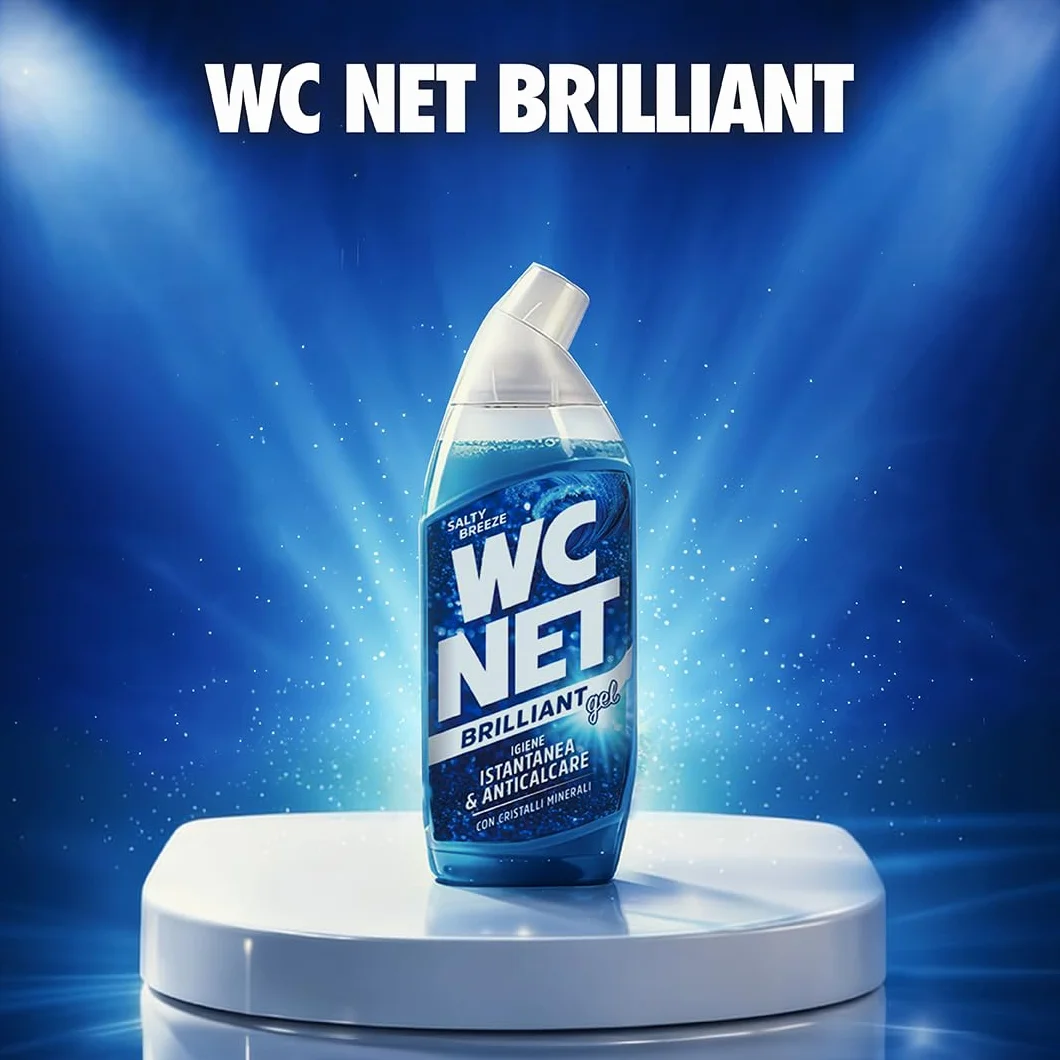 Brilliant Gel Salty Breeze Detergente Liquido per Wc 700 ml