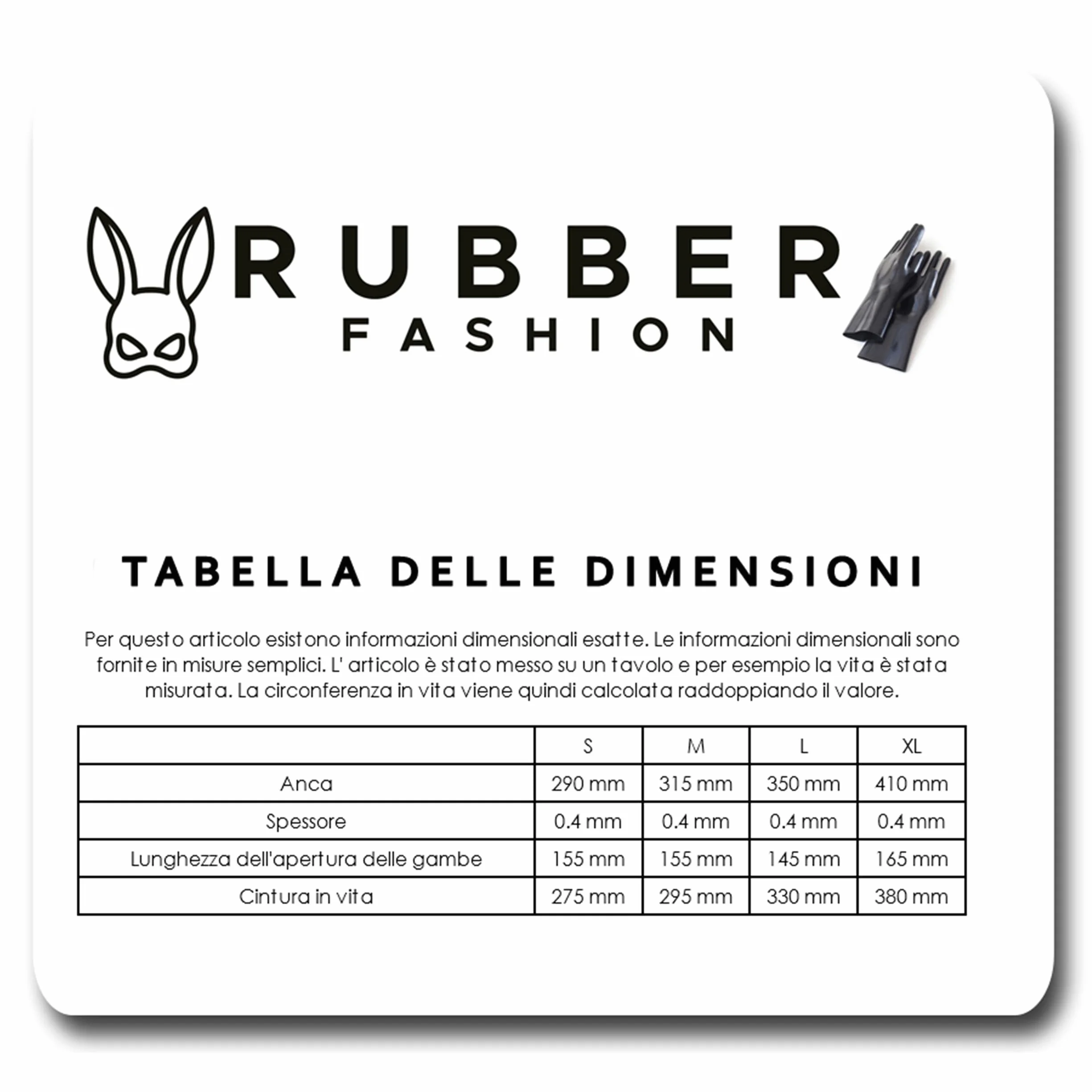 Rubberfashion Slip in Lattice Sexy Gratuito - Tubo di Gomma Slip in Lattice con Foro - Pantaloni in Lattice per Donne e Uomini