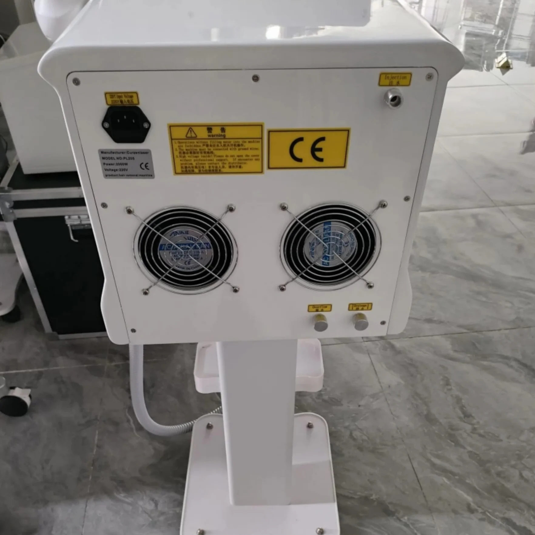 808nm diodo laser depilatore maniglia raffreddamento sicuro depilazione permanente professionale 4 lunghezze d'onda 4000W