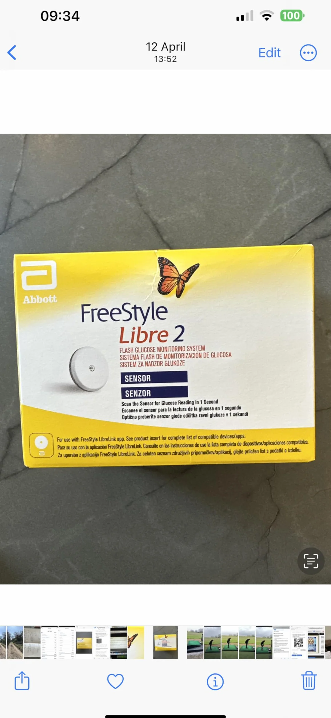 Freestyle Libre 2 Sistema di monitoraggio del glucosio