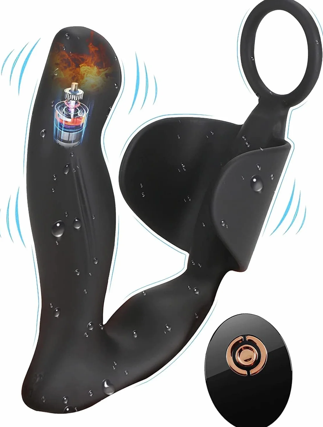Sex Toys Masturbatore Maschile Sex Toys Masturbtore per Pene Automatico Stimolatore Prostatico Maschile con 9 Vibrazione Vibratore per Uomo Adatto Vibratore Anale Masturvatore Per Uomo