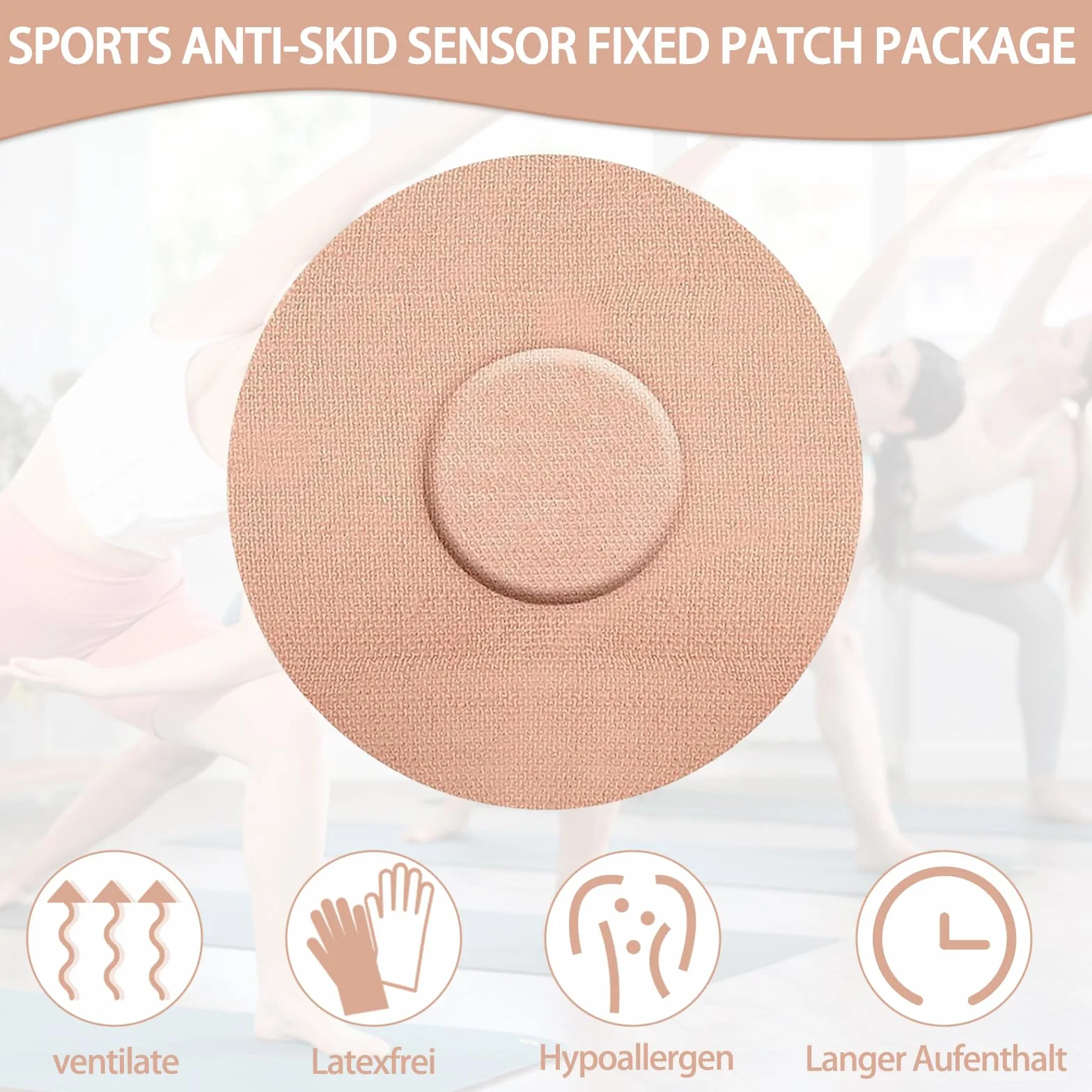 50 Pezzi Cerotti Impermeabili per Freestyle Libre 1, 2 e 3 Sensore, Toppe Adesive per Sensore Libre, Patch per Sensore Freestyle per Attività Sportive