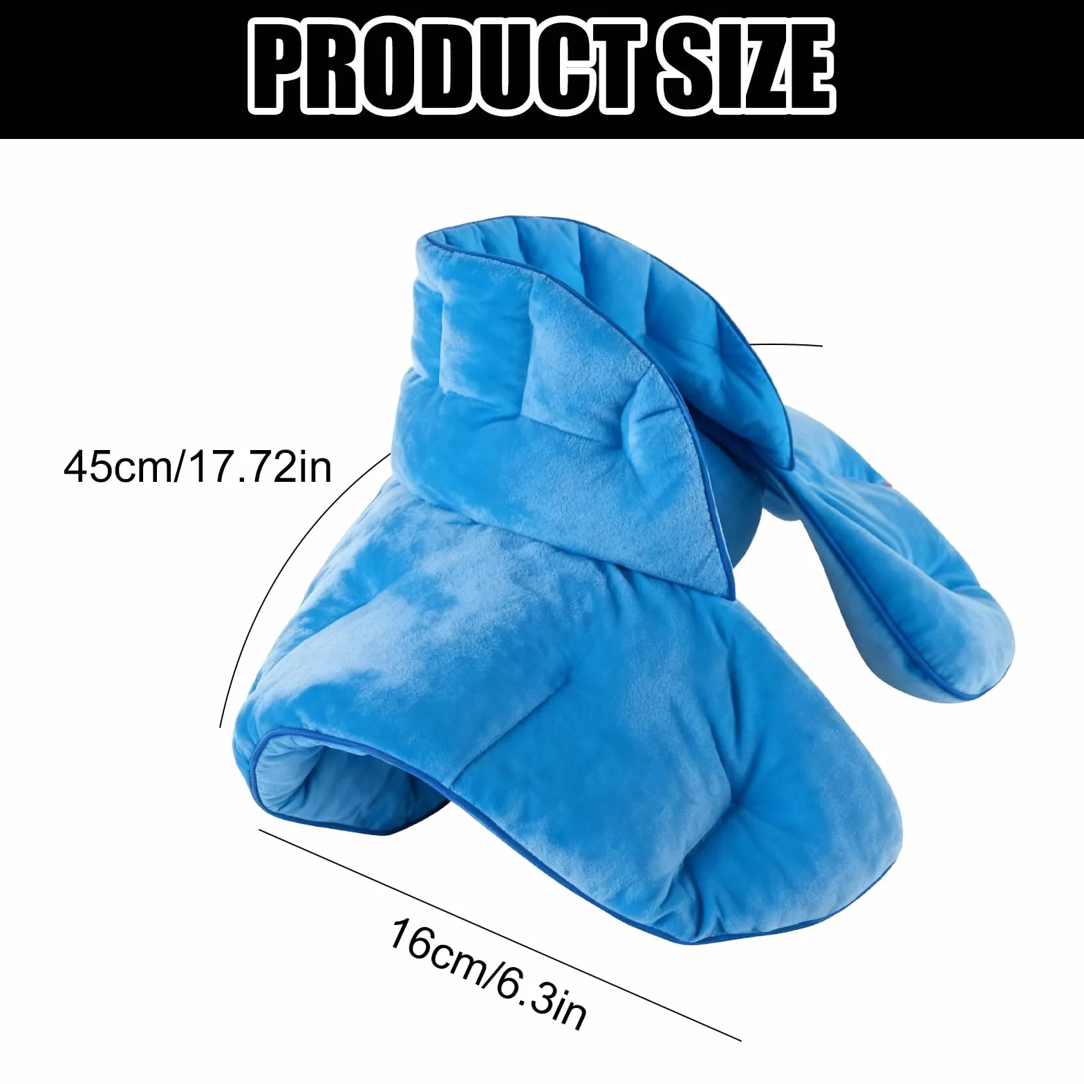 Cuscino termico per collo, spalle, grandi grani con lavanda, forno a microonde, scaldacollo, cuscino di semi di lino, semi di lino, calore umido, aromaterapia per spargimento (blu)