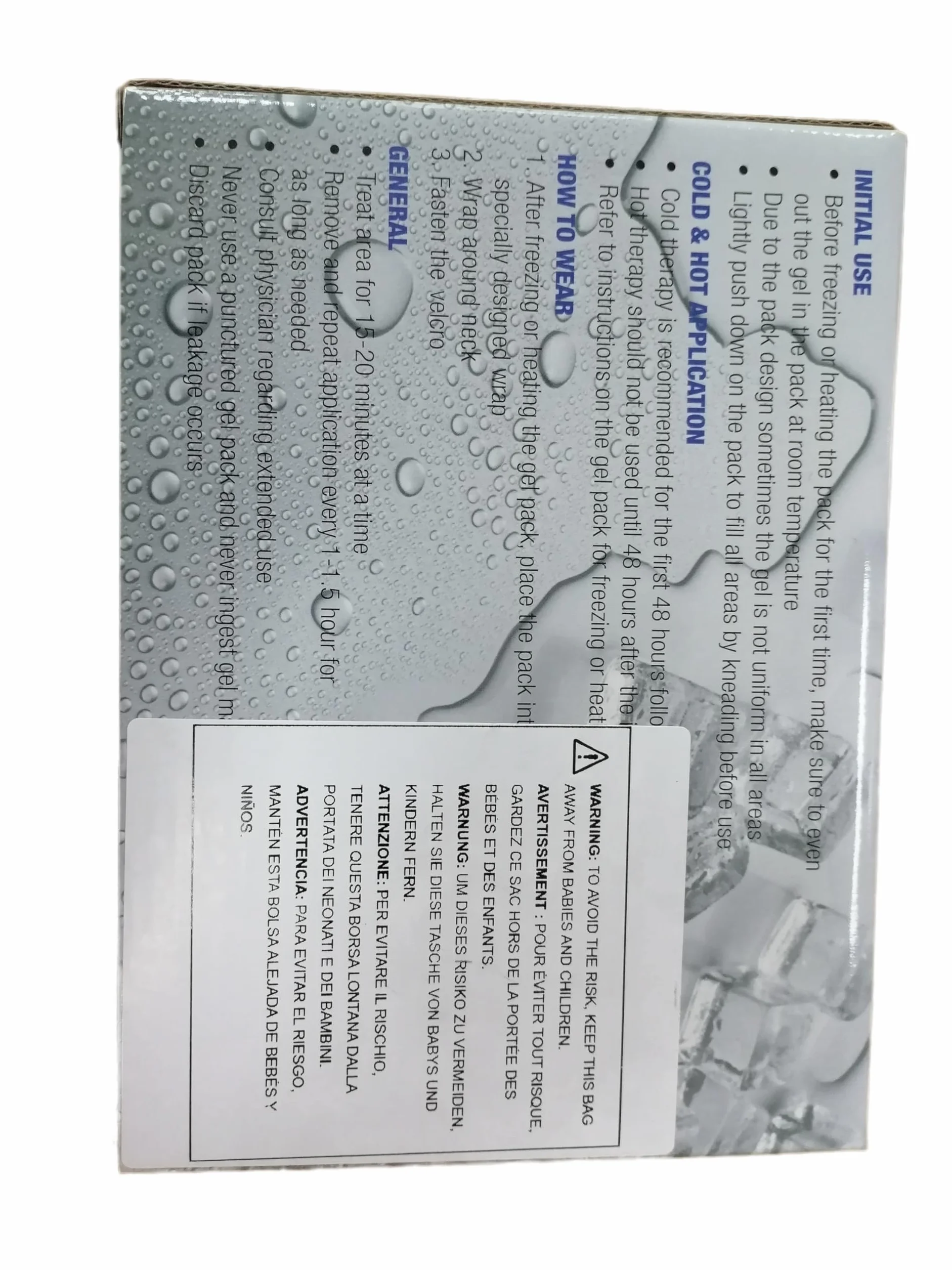 Fascia Ghiaccio Gel per Anca Riutilizzabile, Impacco Freddo Caldo per Protesi Anca Post Chirurgia, Borsa Ghiaccio per Borsite Dolore Nervo Sciatico, Compressa Crioterapia per Infiammazione Gonfiore