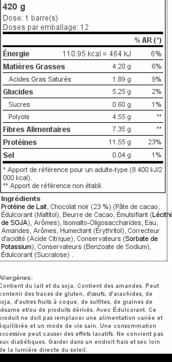 Prozis Zero Snack Doppio Cioccolato 35 g Confezione 12 Pezzi