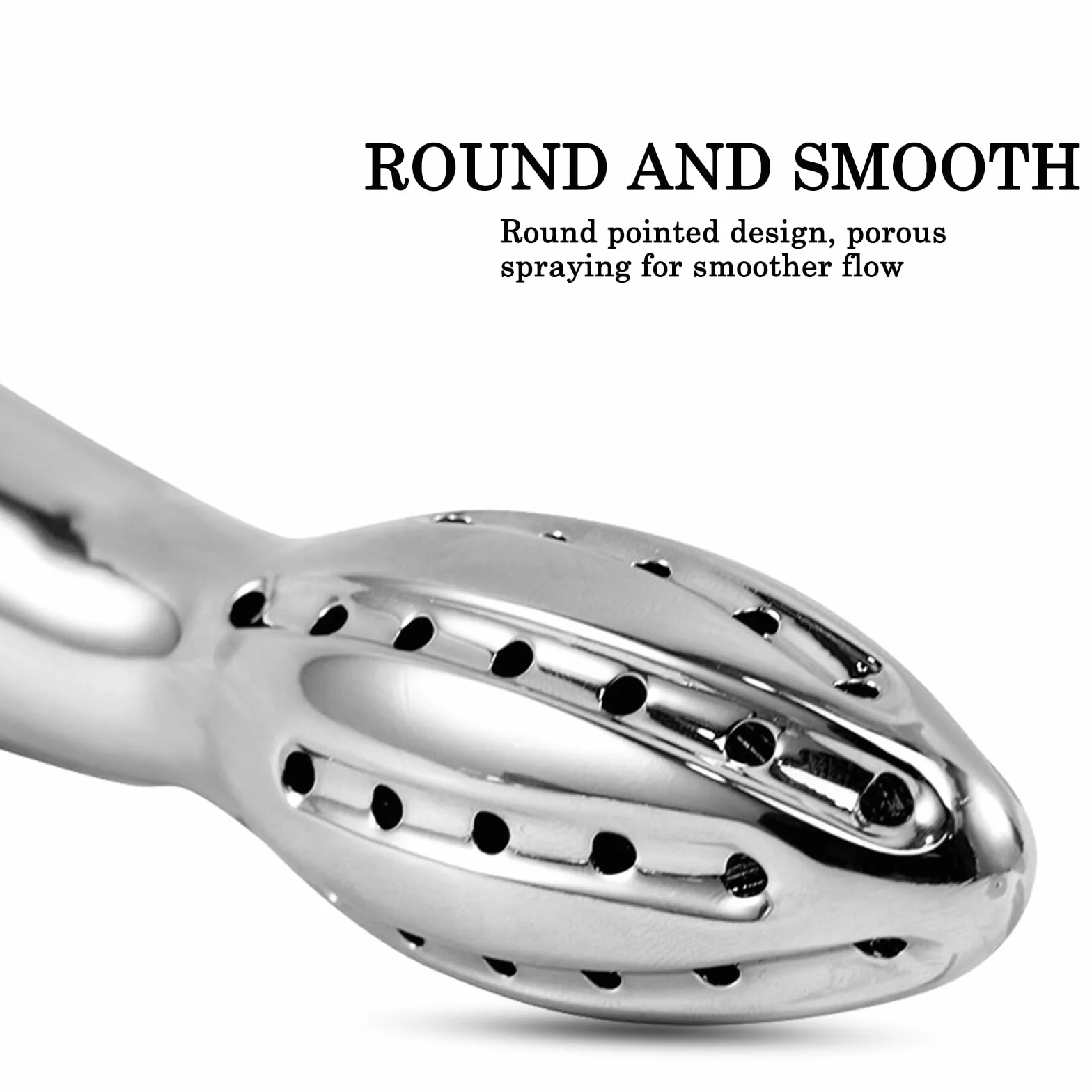 BDSMYEE 18 CM Doccia Anale in Metallo, Soffioni Doccia per Clistere Detergente per Anale Vaginale Colonic, Cannule per Doccia Anale Sex Toys per Uomini Donne Coppie