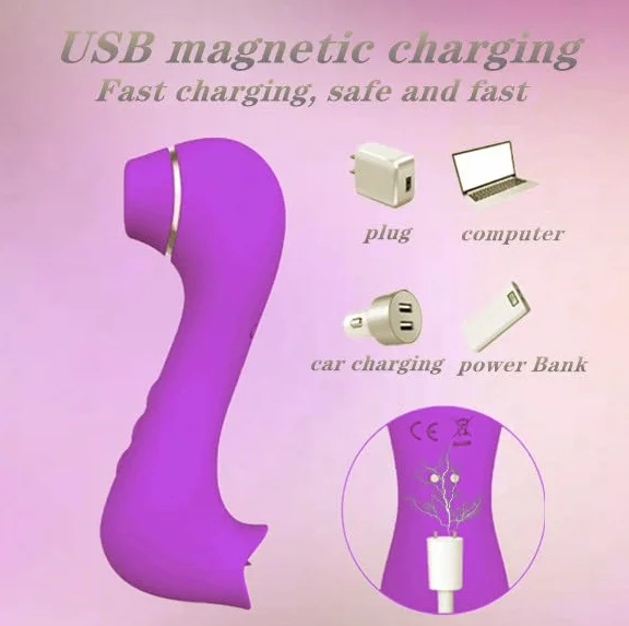 Massaggiatore elettrico，Ṥucchia e Lînguá Çlitòrīdè per Donna Vîbràtóri Clídórídè Dónnà, con 10 * 10 livelli di massaggio regolabiliṠèẍ TôyșṼibratṓrḙṗer Dònṅa Realistico100% impermeabile(Viola-1)