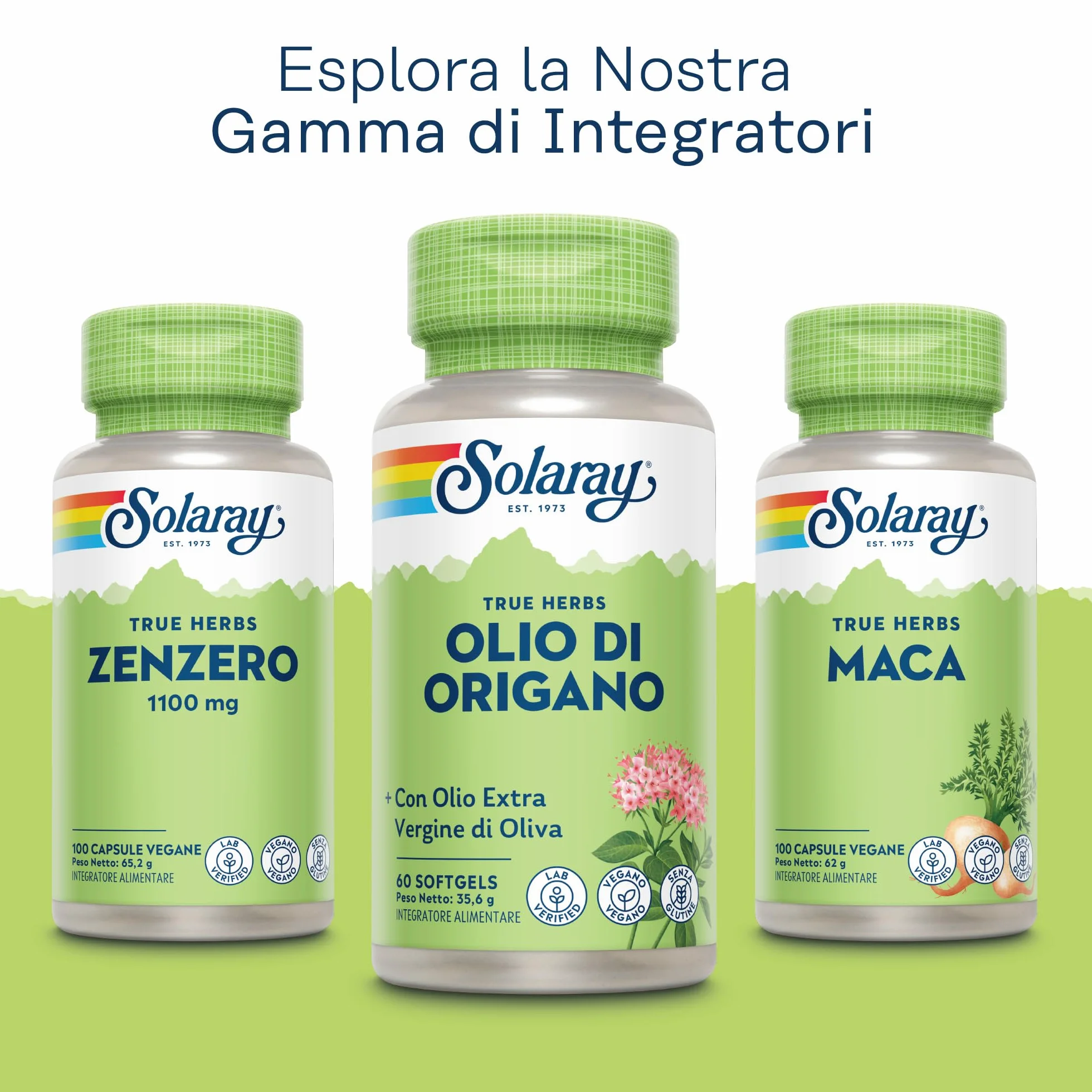 Solaray Olio di Origano 150mg 60 Capsule Softgel Vegane con Olio Extravergine d'Oliva - Fonte Naturale di Carvacrolo, Omega 3 e 6