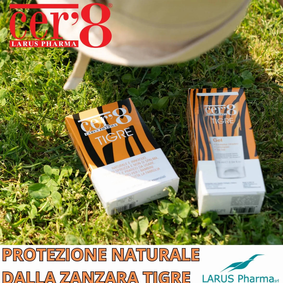 Cer'8 Tigre Gel 75 milliliters - Gel Antizanzare