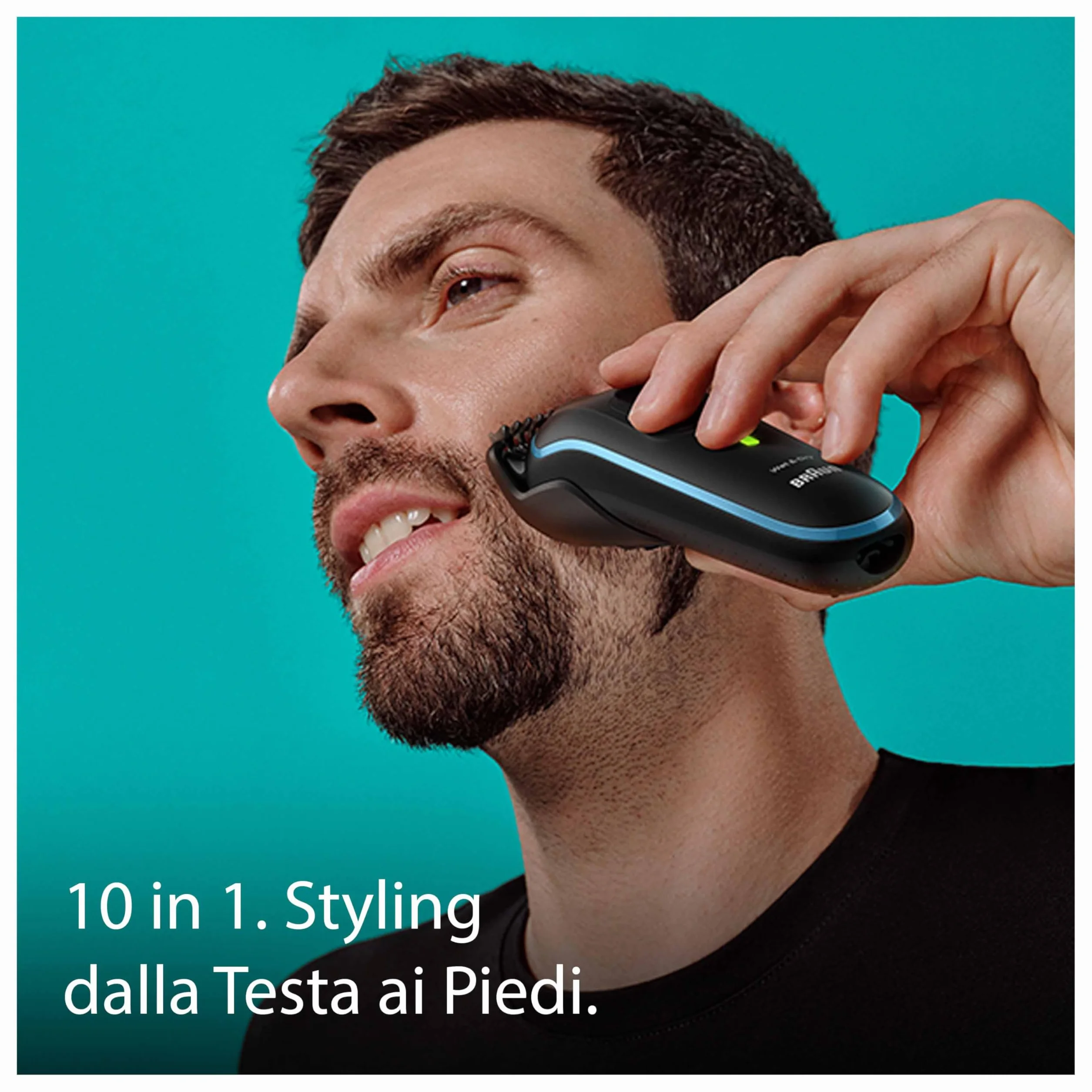 Braun MGK5445 Regolabarba e Tagliacapelli Uomo 10-in-1 Styling Nero