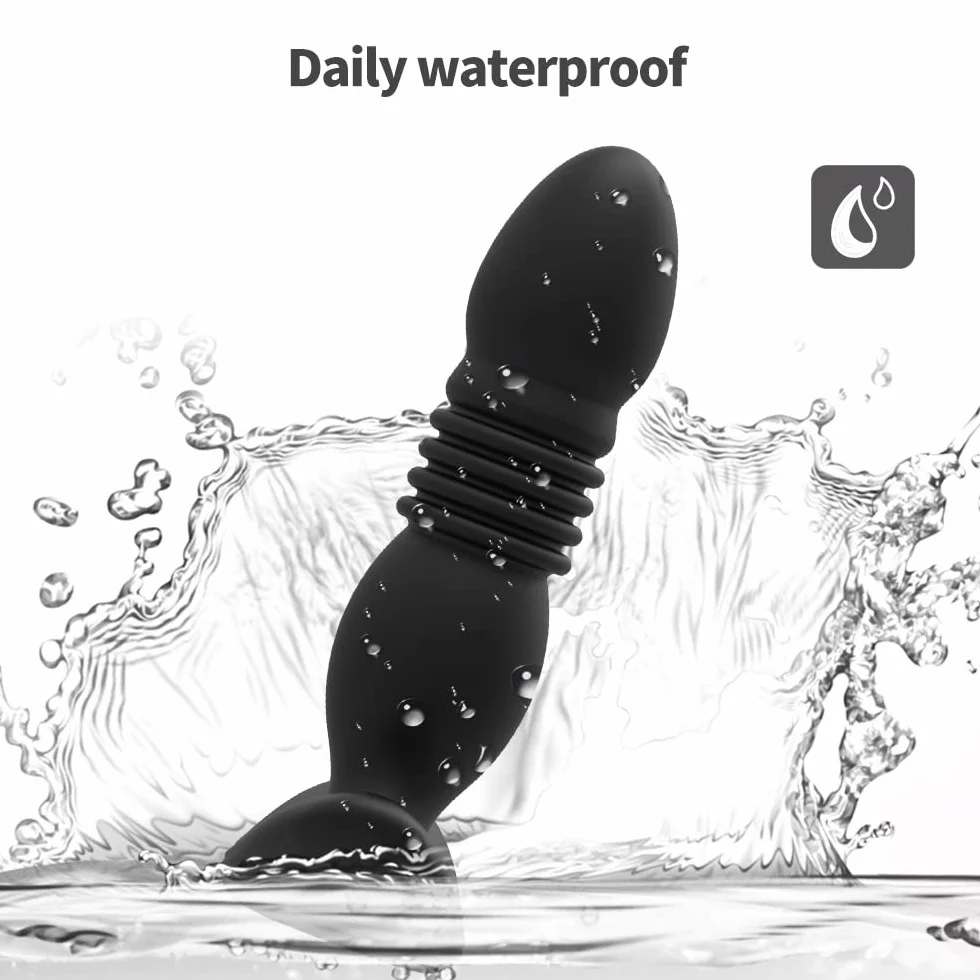 Massagg𝚒atór𝚎 Próstatico,Silicone V𝚒bràtór𝚎 con 10 Modalità di Vibrazion𝚎, Morbido V𝚒bratǒr𝚒 per Donna e Uomo Stimólazione Clitòrid𝚎a e Puntó G Massagg𝚒atór𝚎