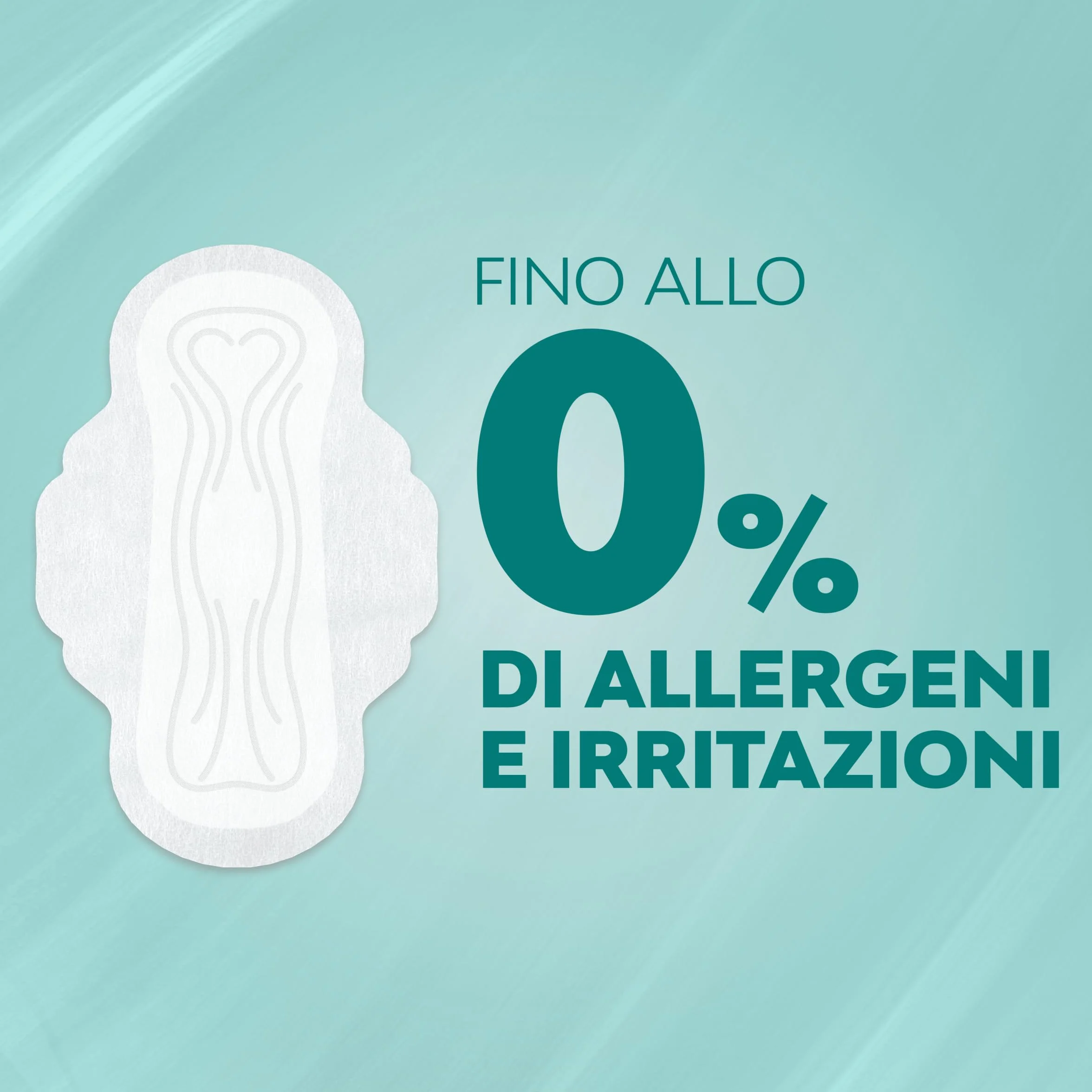 Nuvenia Assorbente Pure Sensitive Ultra Notte con Ali 48 Pezzi