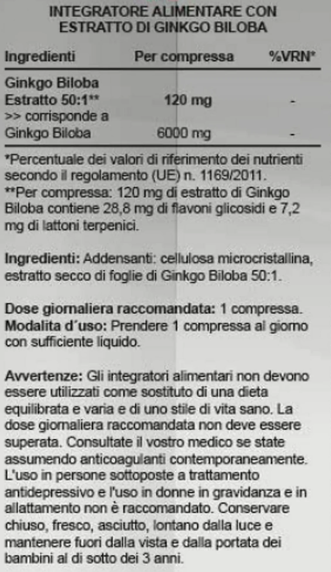 Obire Ginko Biloba 100 compresse (multi pack) - gingko biloba - energizzante naturale (100 compresse)