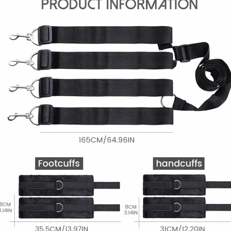 Cinghie anniversario yoga fitness intimi kits corpo moda giochi regolabile Decorazioni Accessoire pour couple 703