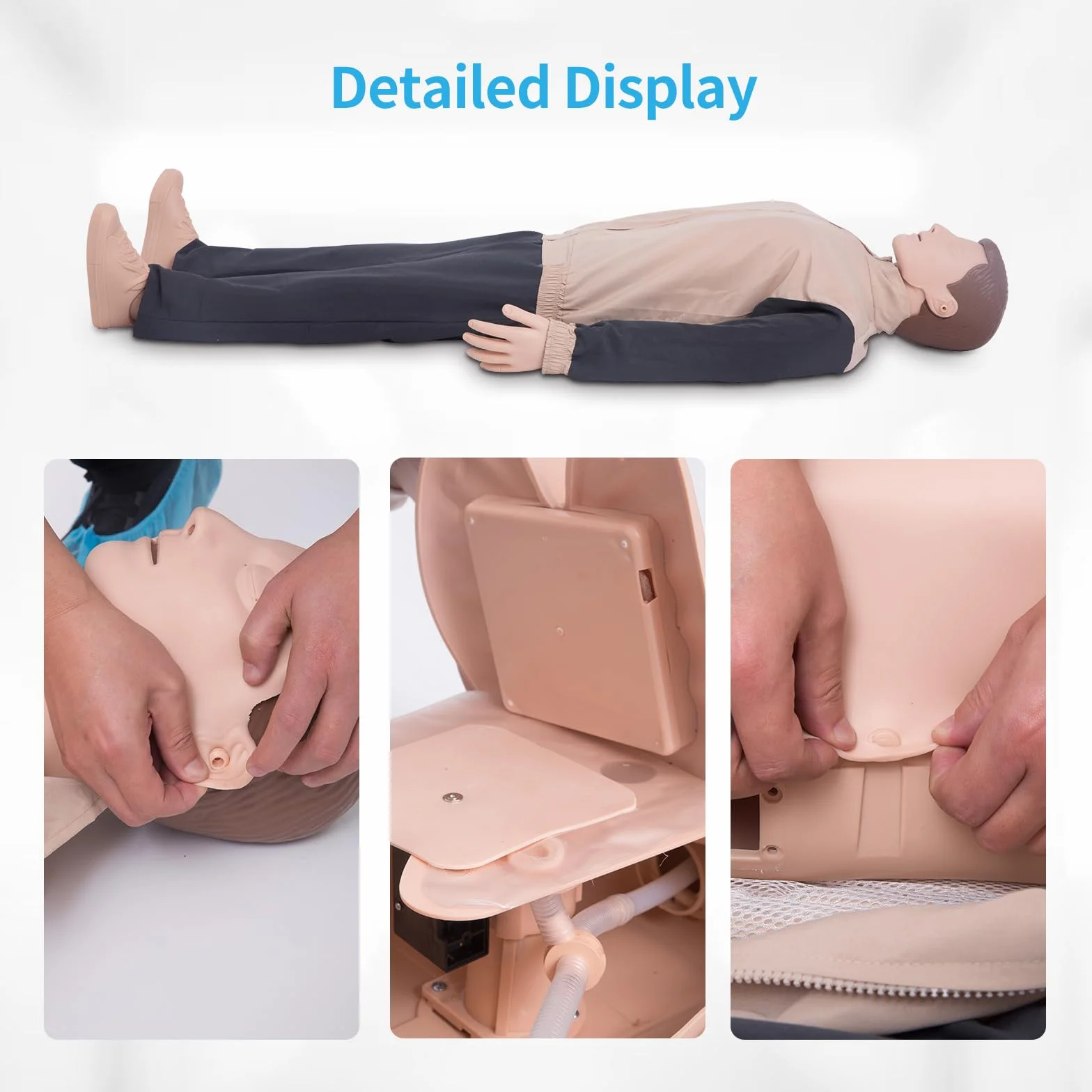 Manichino Primo Soccorso RCP Kit per Formazione Docenza Adulto