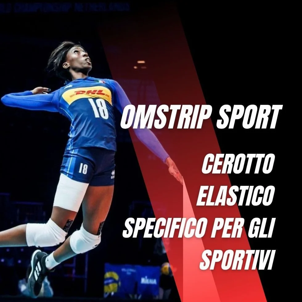 Omstrip Mix Cerotti (8 Pezzi: 4 Sport + 4 Wellness), Supporto Drug-Free di 72 Ore per Performance, Recupero Muscolare e Sollievo da Dolori Muscolari, Cerotto Kinesiologico con FIR e Tecnologia F7