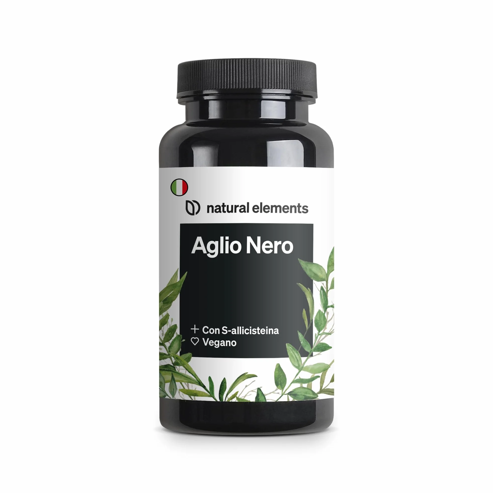 Aglio Nero – 45 capsule da 600 mg ciascuna – miracoloso bulbo con S-allicisteina – naturale, vegano, ad alto dosaggio – prodotto e testato in laboratorio in Germania
