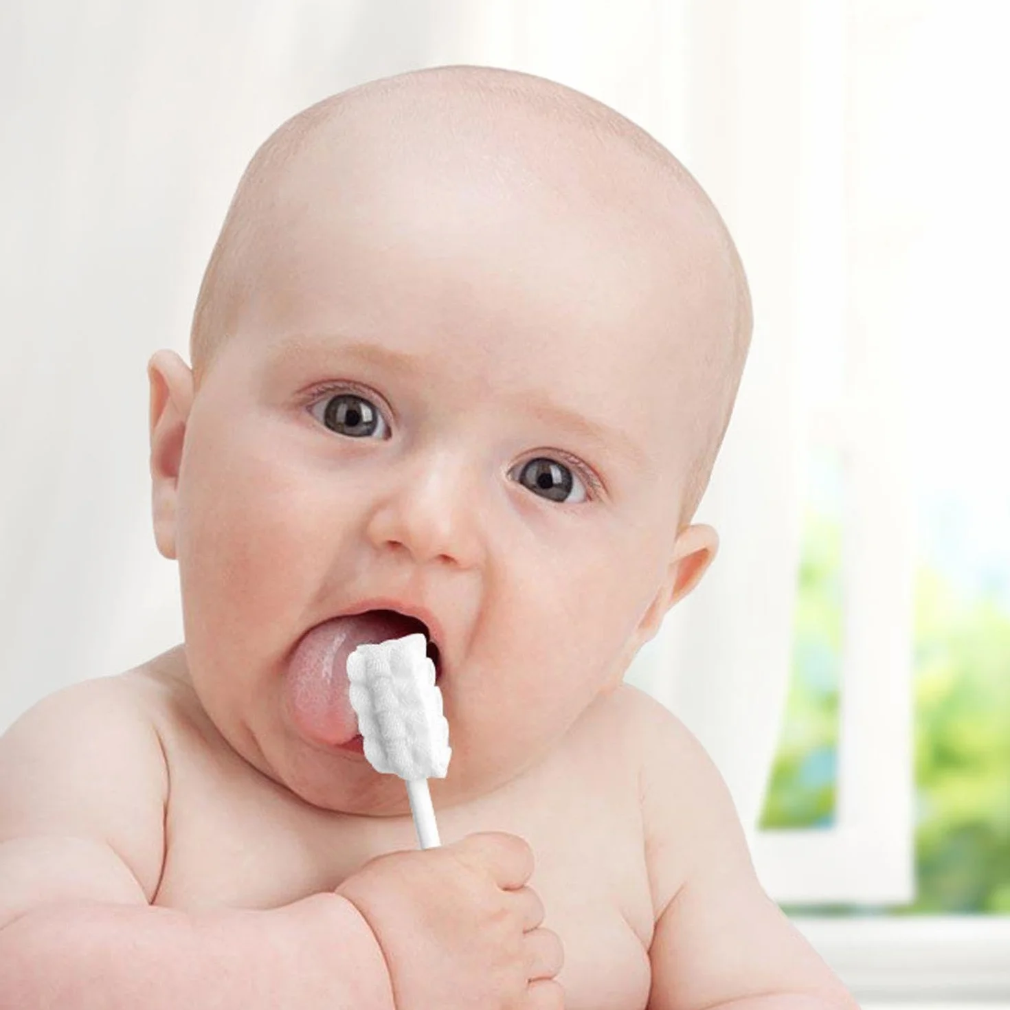 Confezione Da 30 Puliscibocca Per Neonati, Puliscibocca Per Neonati, Puliscibocca, Spazzolino Per Dentini Con Setole Morbide, Bastoncini Cotonati Per Bambini