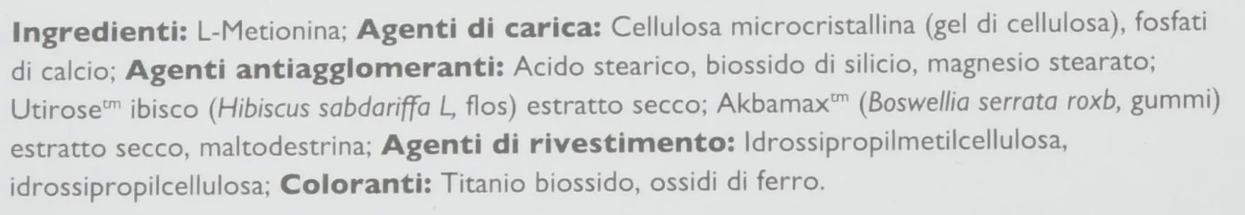 Acidif Plus® - Integratore Alimentare a Base di L-Metionina, Estratto Secco di Boswellia Serrata e Estratto Secco di Ibisco Favorisce Funzionalità Urinaria, 14 Compresse Retard senza Glutine/Lattosio