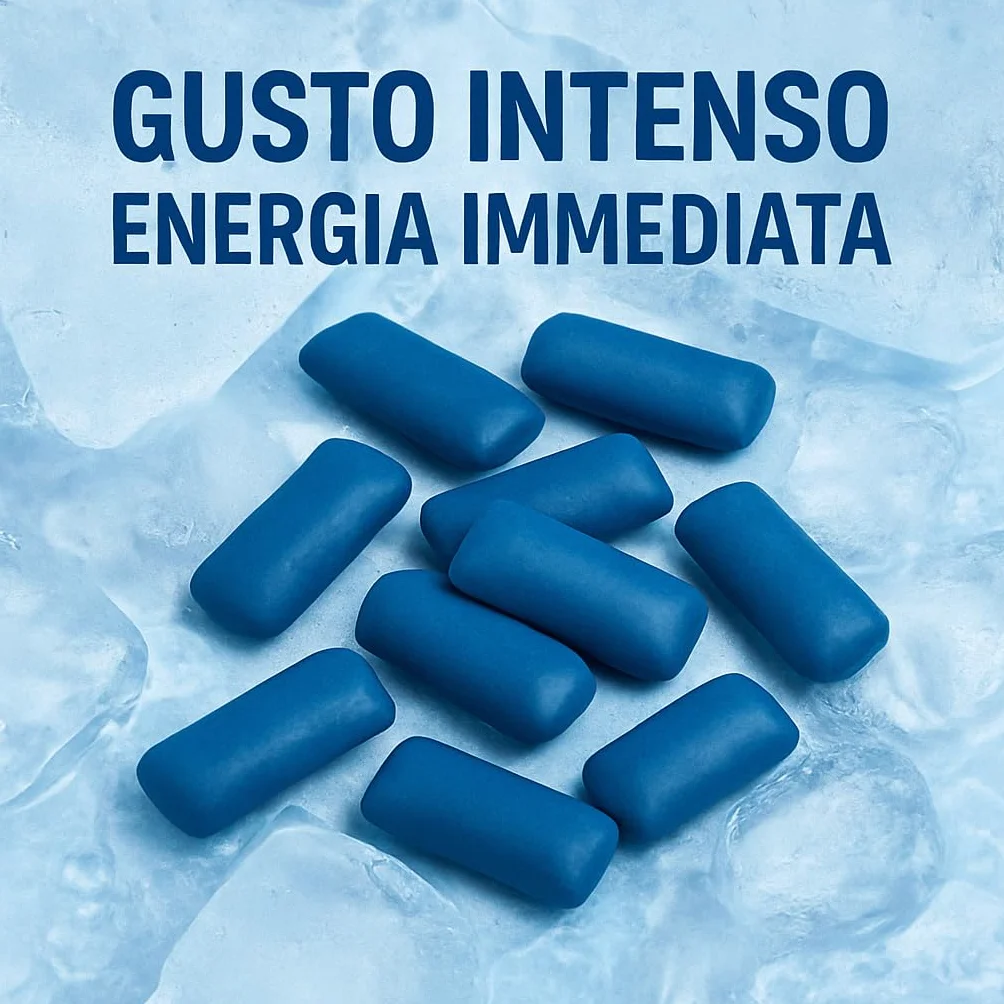 AlohaLabs ToroGum 60 PILLOLE BLU Integratore Uomo Forza Energia Resistenza Performance Massime Gomme Masticare Azione Rapida Potente Maca Taurina Tribulus Terrestris