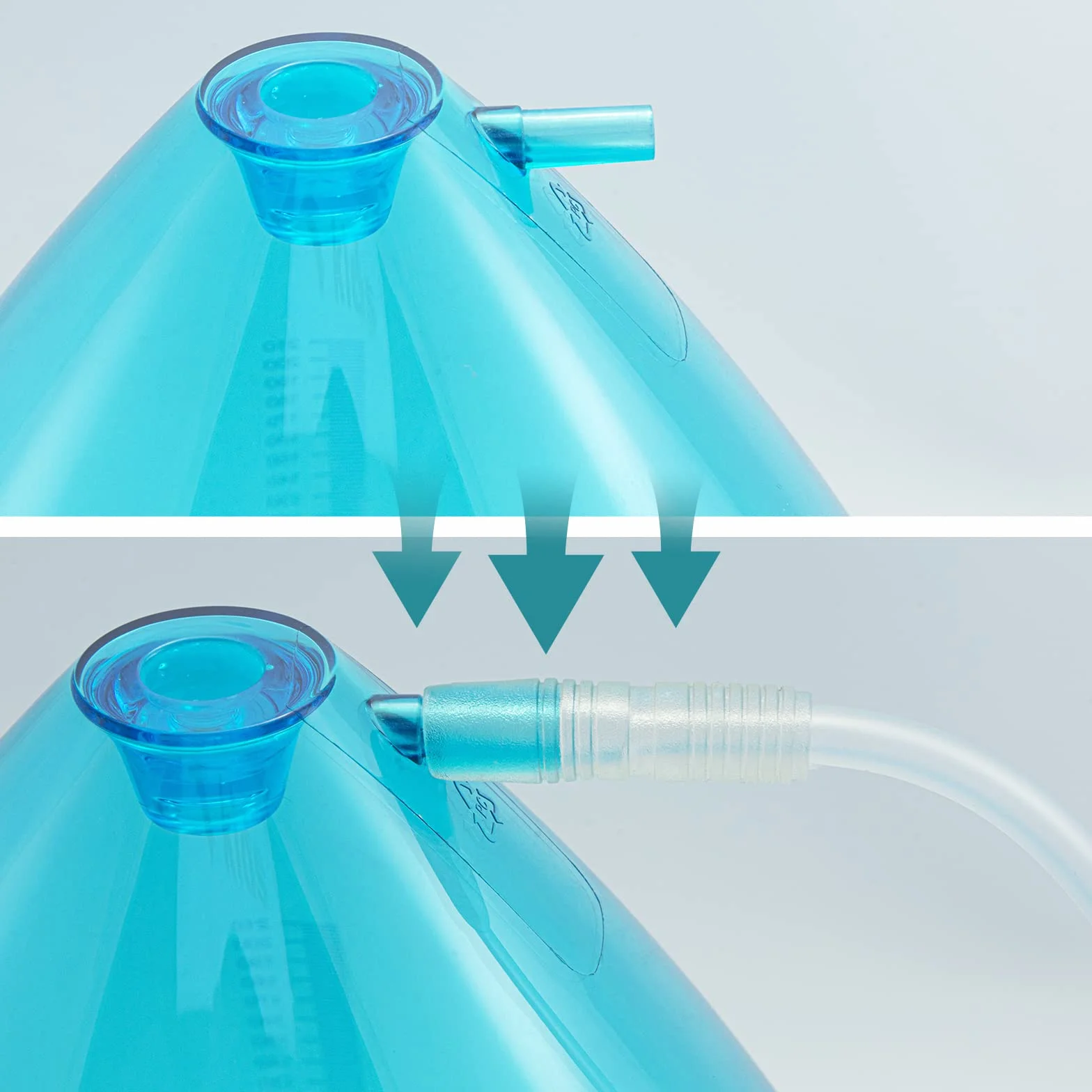 ELITZIA tubo silicone trasparente 6x3 pompa a vuoto seno allargamento macchina digitale bellezza