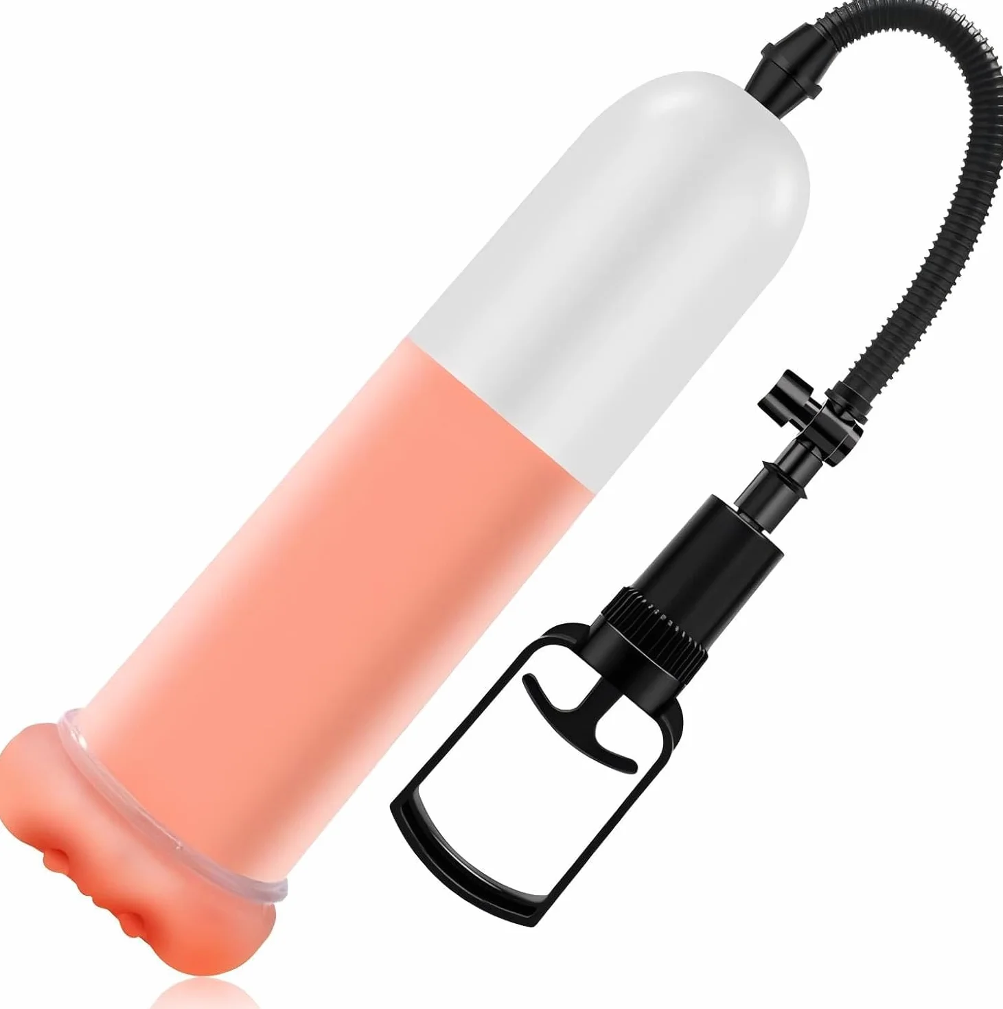 Pompa per Pene da Uomo con 3 Manicotti in Silicone - Vakuumpumpe per Erezione, Stimolazione e Potenza, Set Erotico