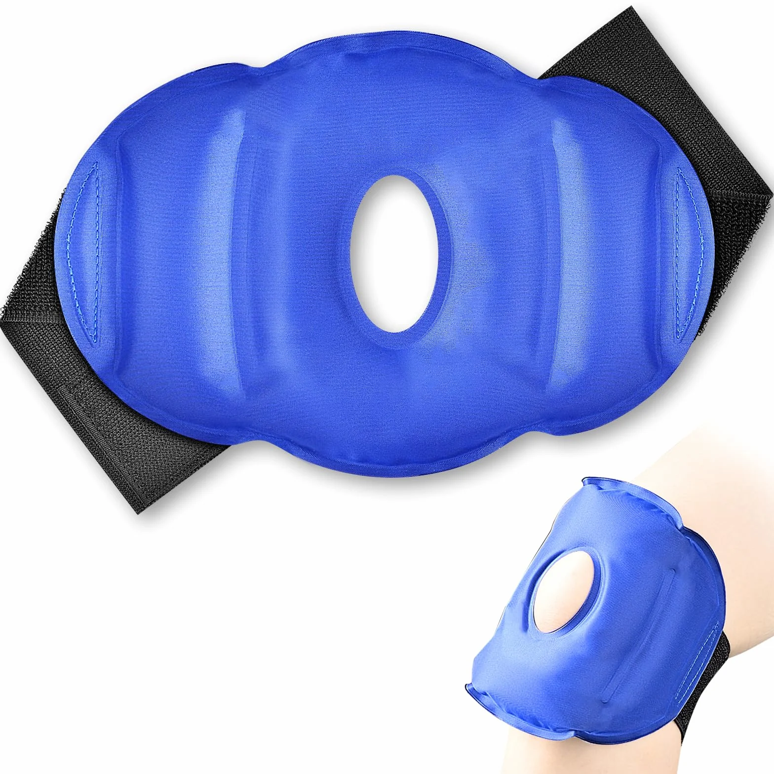 ACWOO Ghiaccio Gel Riutilizzabile per Ginocchio, Impacco Caldo Freddo, Sollievo Dolore Articolazioni, Gonfiore, Artrite Reumatoide