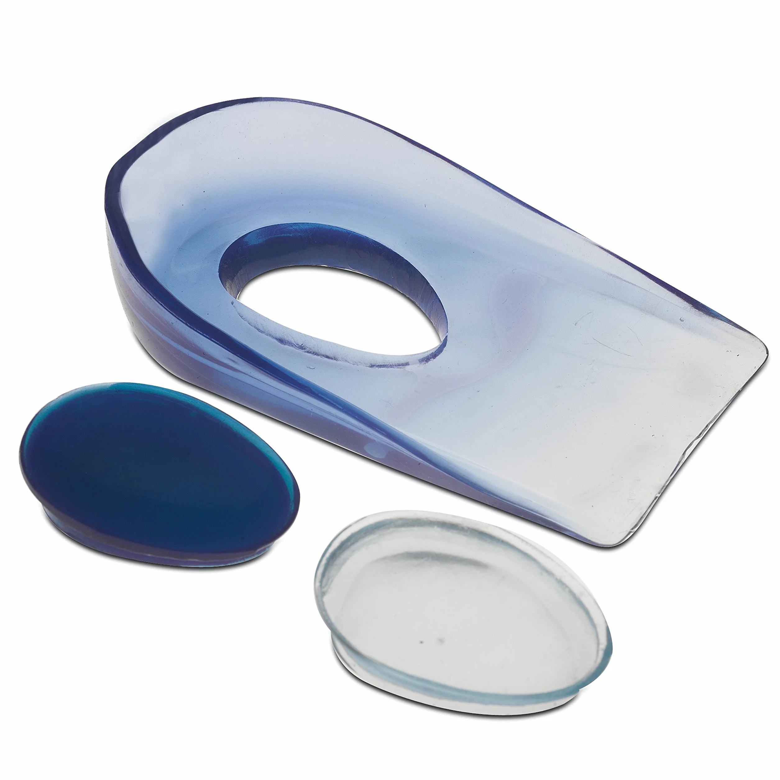 Talloniera Anti-shock in gel con cuscinetti removibili a densità graduata - 1 paio - Mis. per scarpe 41-46