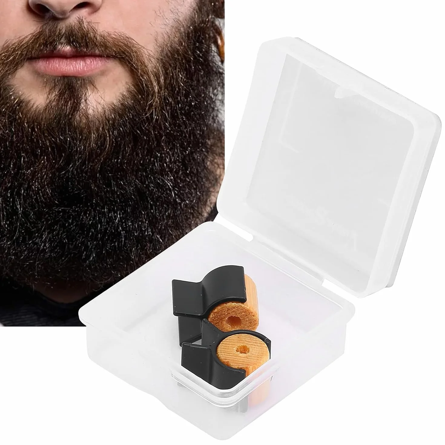 Rullo baffi, perfetto per lo styling della barba, strumento per lo styling della barba, bigodini per uomini, accessorio indispensabile per la cura della barba, baffi, per papà, ragazzi, marito, amici