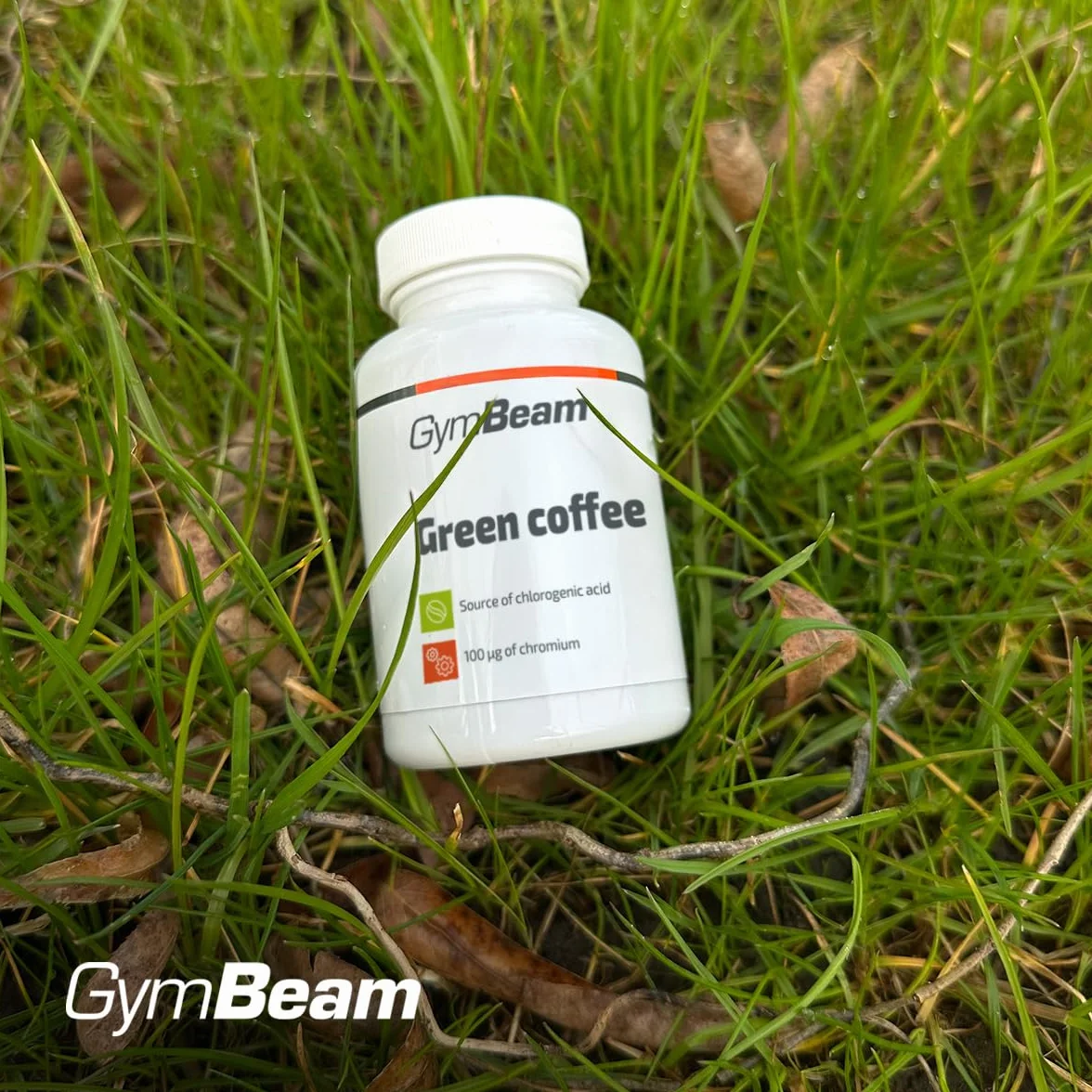 GymBeam Caffè Verde Estratto di Caffè Verde con Acido Clorogenico e Cromo Bruciagrassi Naturale 120 cps