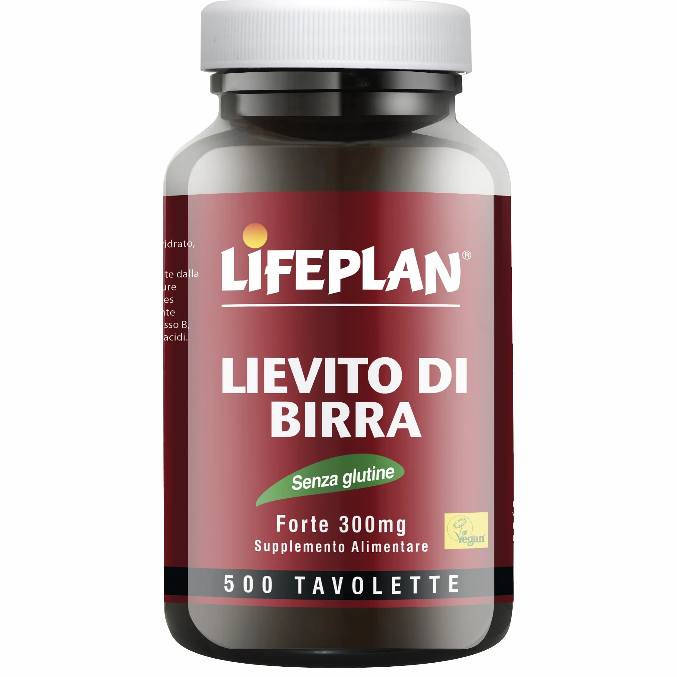 Lievito di Birra Compresse Integratore Unghie Pelle Capelli Niacina Tiamina Riboflavina 500 Tavolette Senza Glutine
