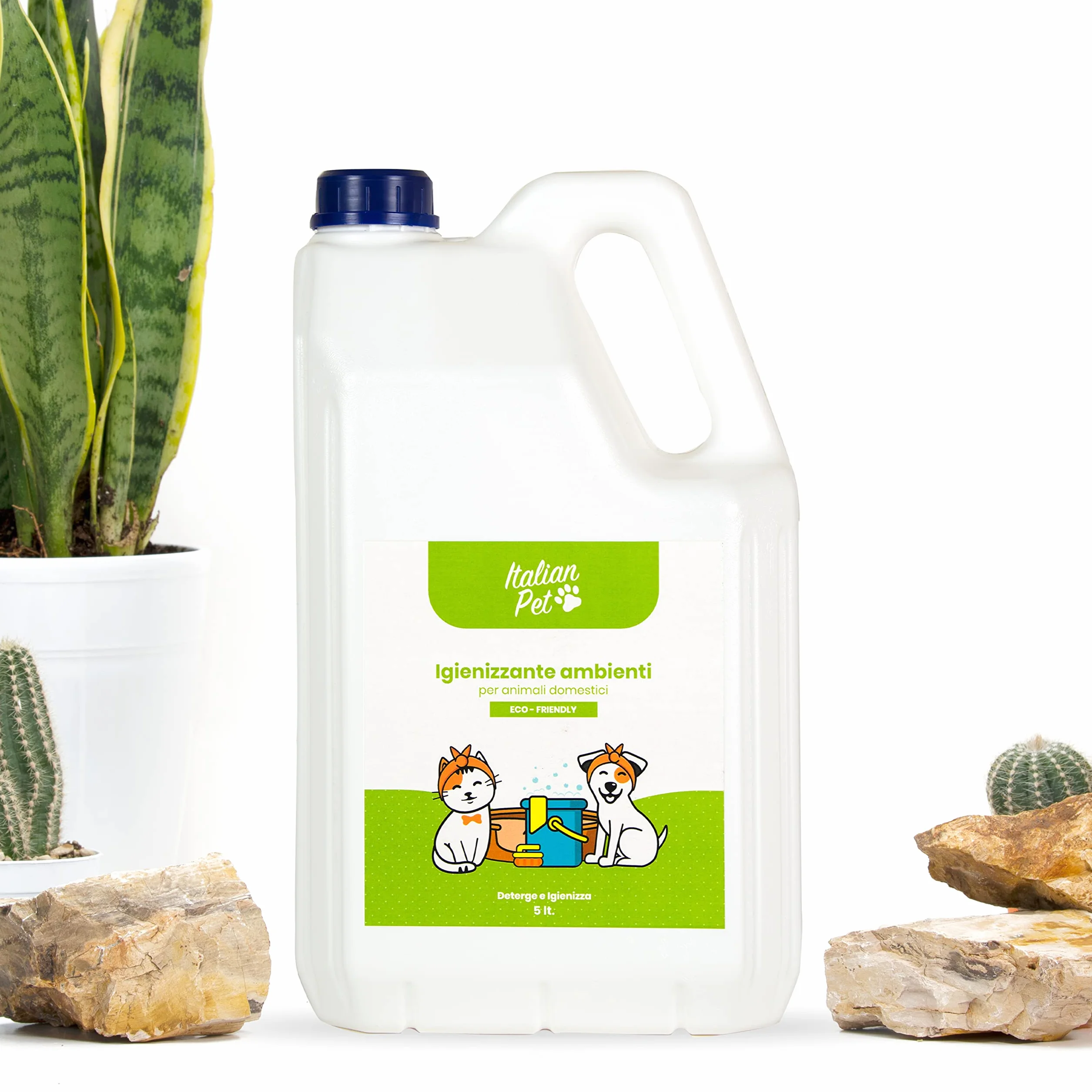 Igienizzante Ambienti Animali Domestici Disinfettante Cuccia Cani Gatti Conigli Detergente Pavimenti Azione Lunga Durata
