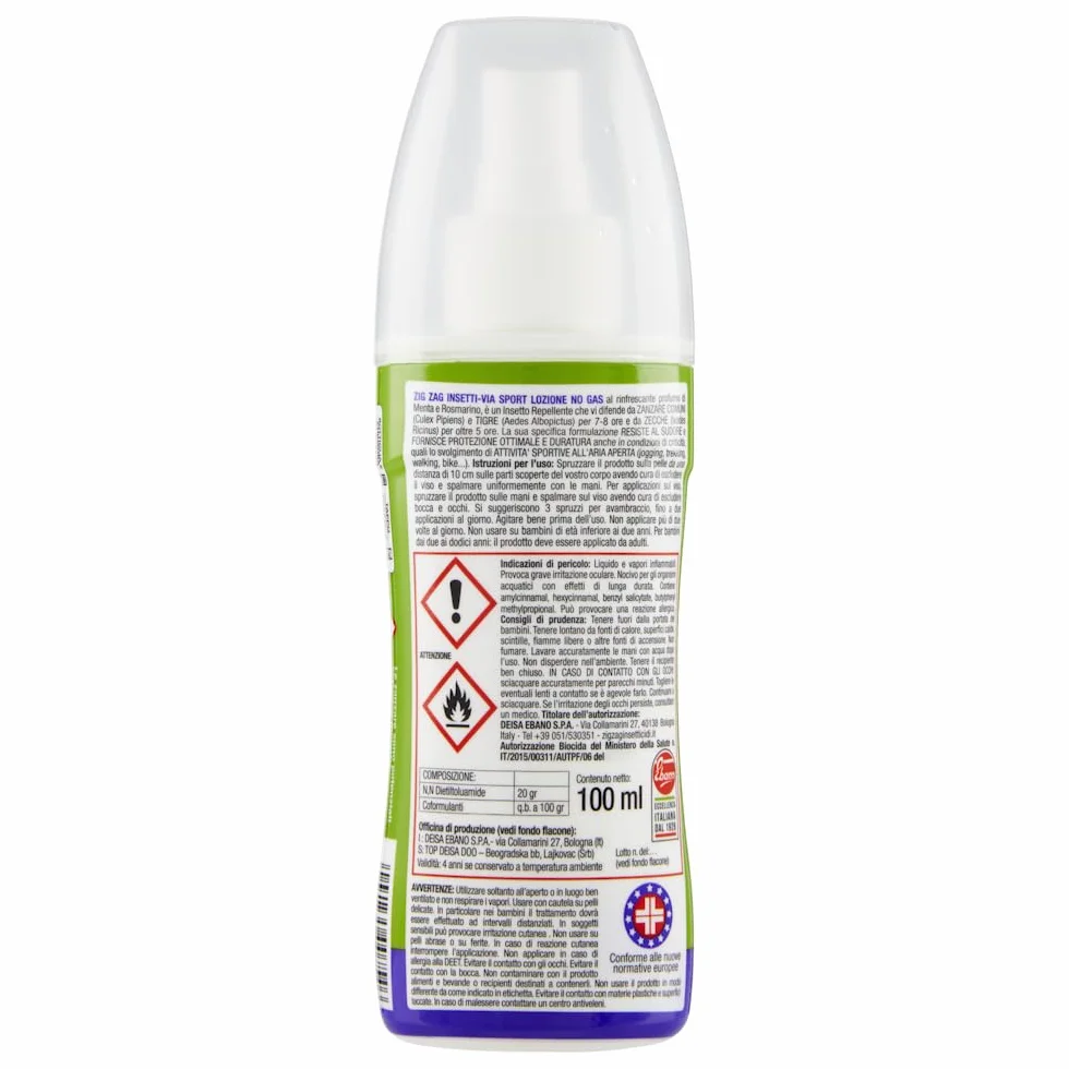 LOZIONE INSETTI VIA SPORT 100ML ZIG ZAG