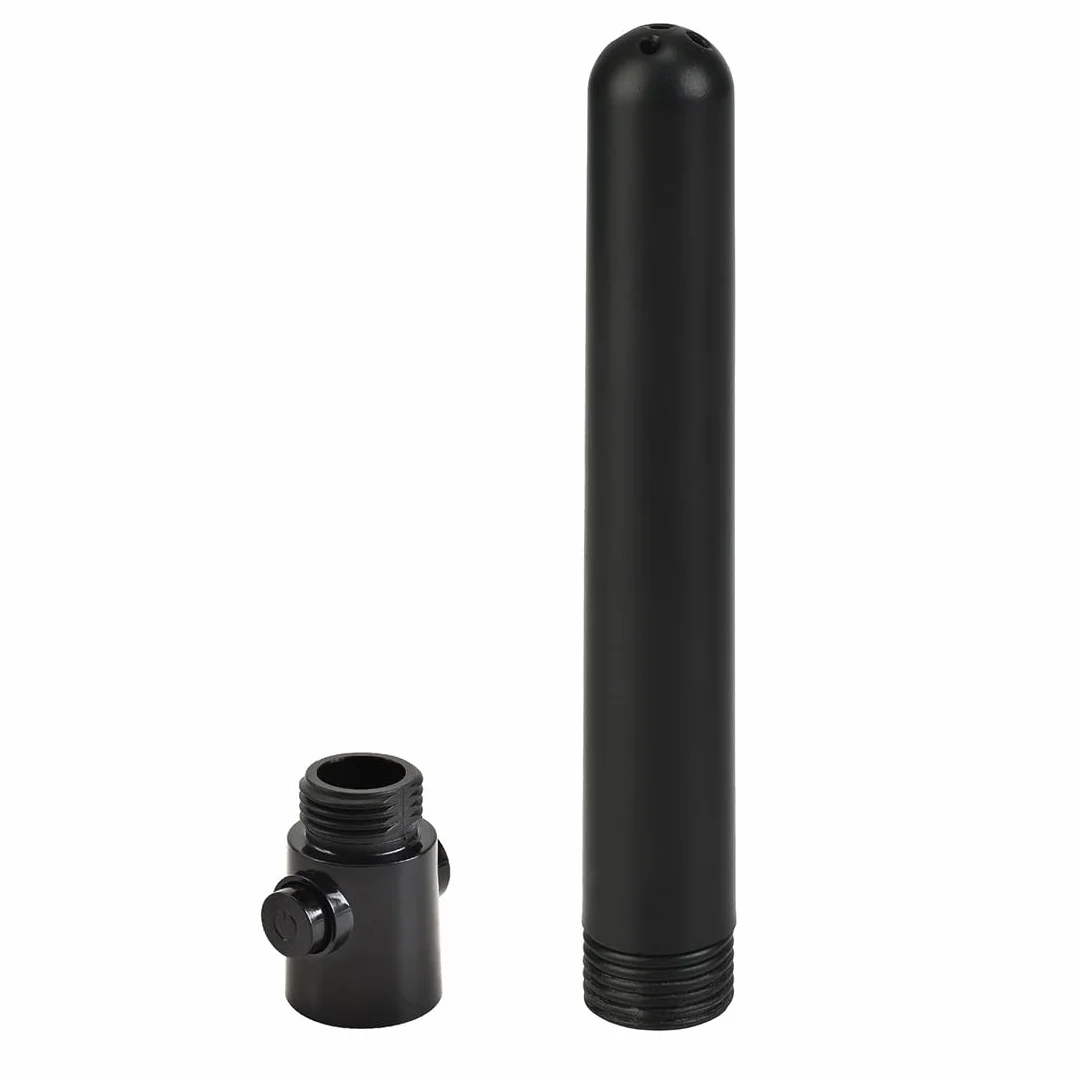 HAGNA Set di accessori doccia per irrigazione intestinale, 1 Set, Doccia anale per uomo e donna, con regolatore di flusso, Accessorio per irrigatore, Soffione doccia metallico a 5 fori, Doccia intima