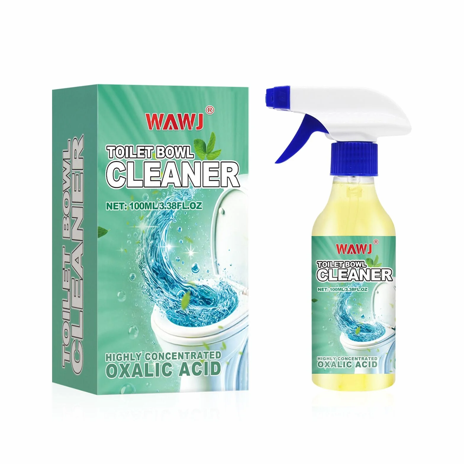 Detergente per la tazza del water, Detergente per WC in Acido ossalico, Rimozione delle urine extra forte, Detergente per WC e schiuma, rimozione del calcare contro calcare e sporco