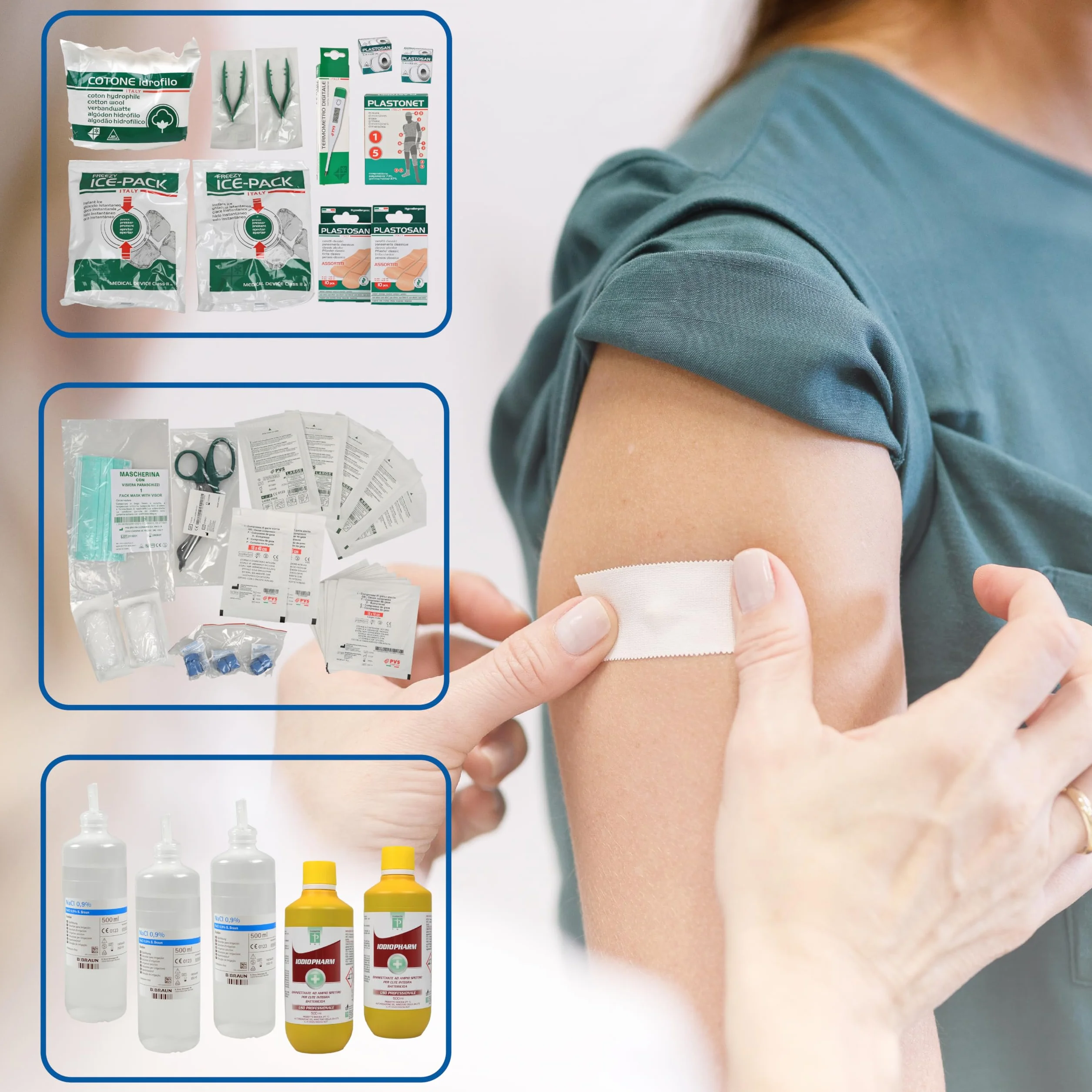 Gima Pacco Reintegro per Kit Pronto Soccorso, Prodotti Medicali per Emergenze