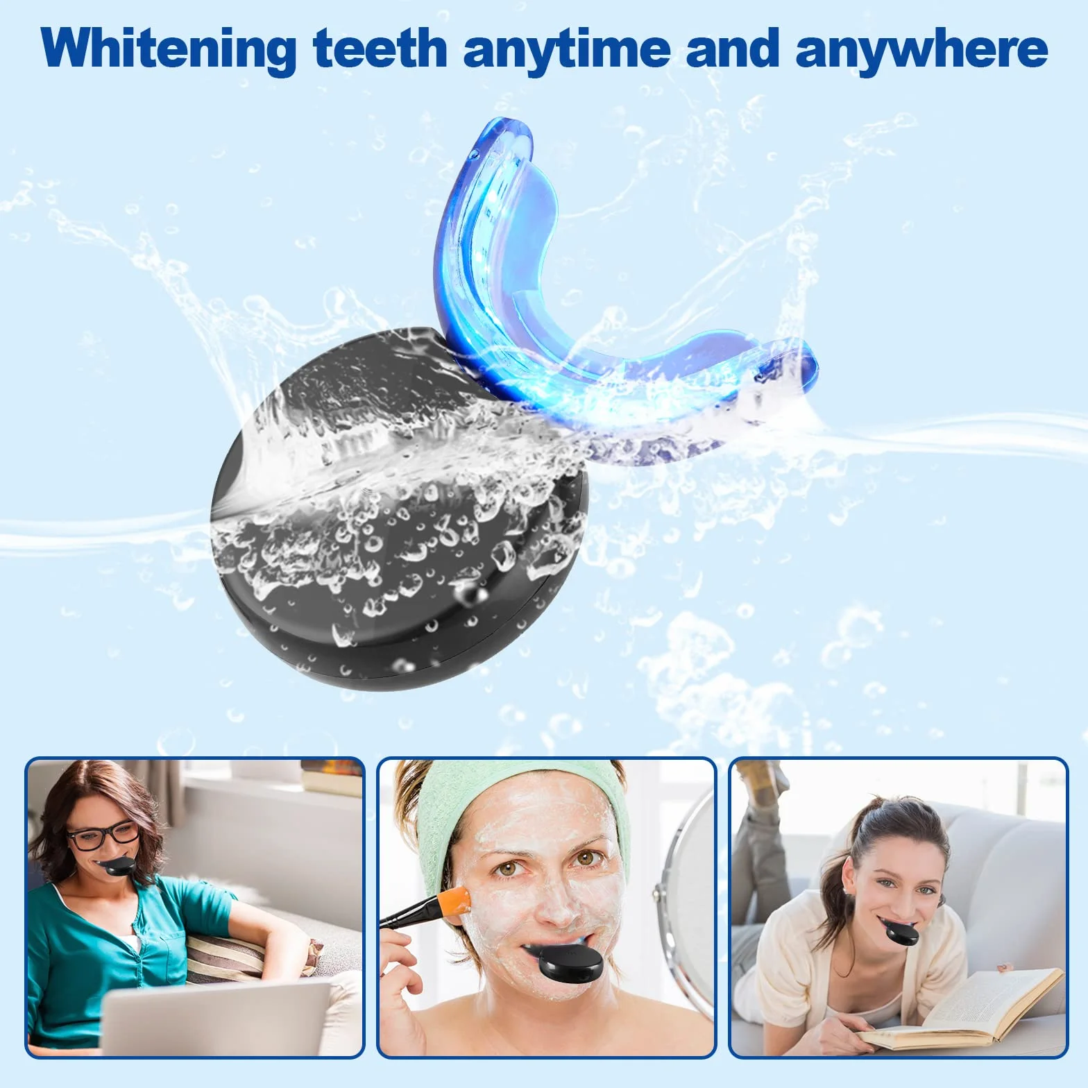 Kit Sbiancante Denti Professionale con Lampada LED - Teeth Whitening