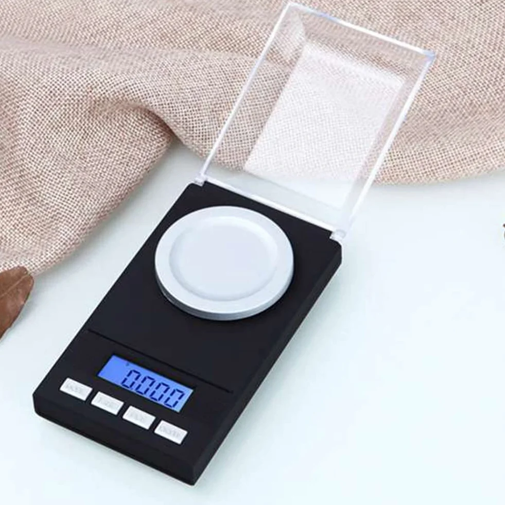 Bilancia elettronica di precisione 50G/0.001G digitale tascabile display LCD