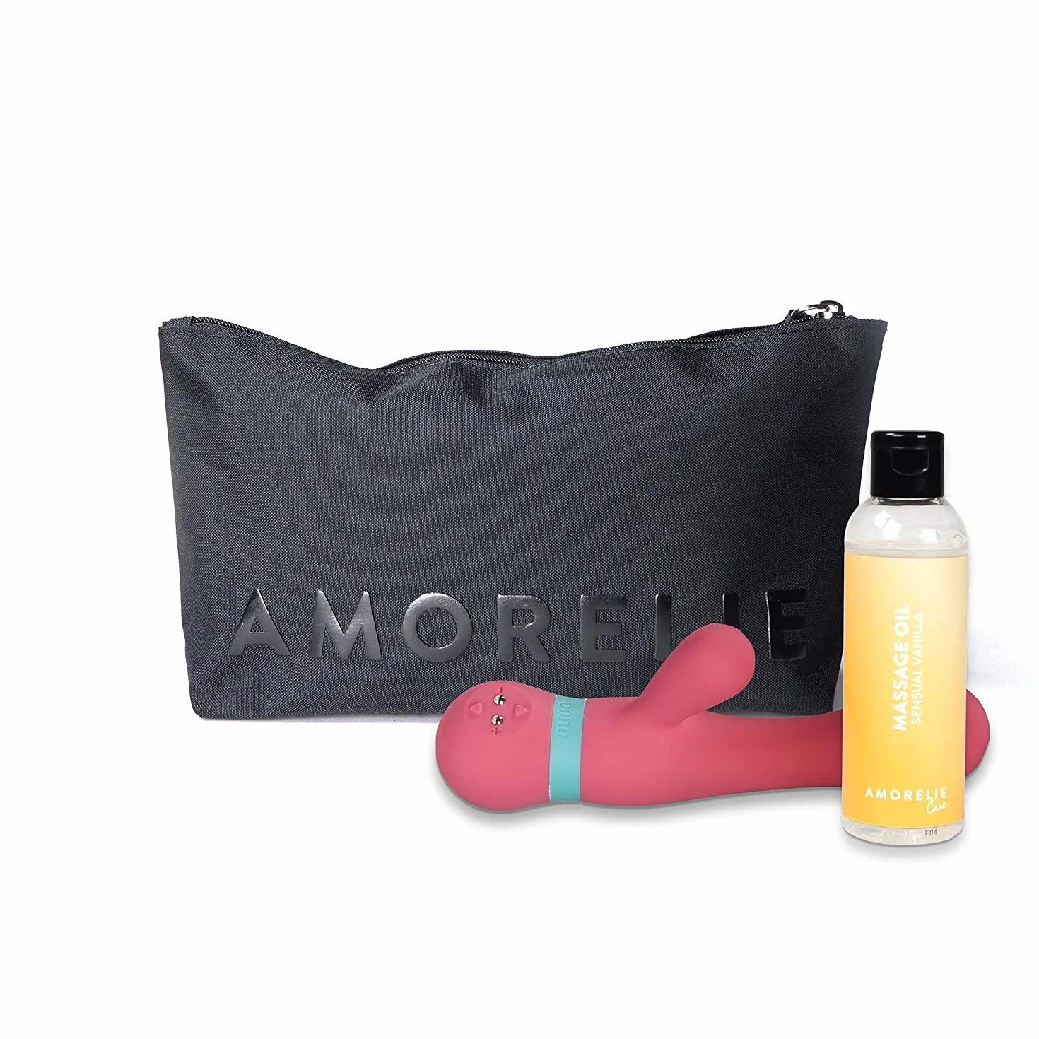AMORELIE Basics Sacchetto nero da viaggio per sex toys e accessori bondage