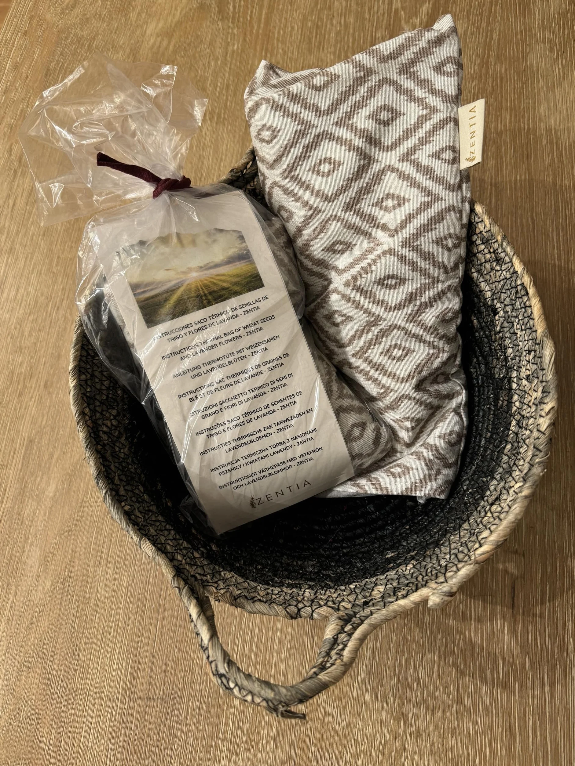 Sacco Semi Microonde 12x50cm Lavanda, 100% Cotone - Borsa Termica Calore e Freddo - Cuscino Cervical Grande